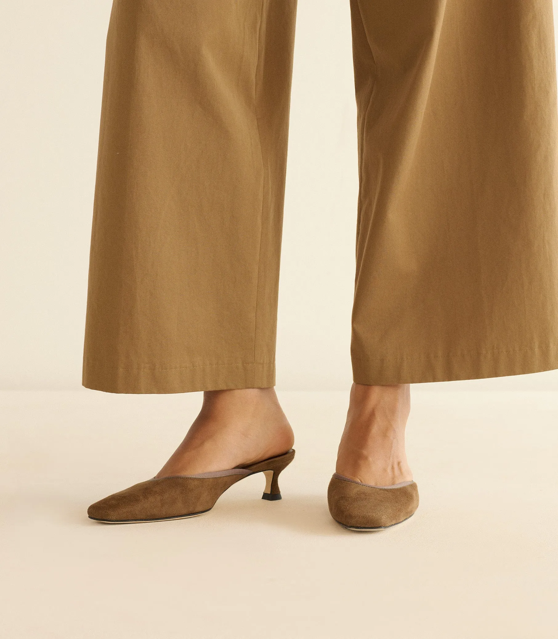 LUMA HEEL -- TOBACCO SUEDE sold by Doen product image thumbnail 3
