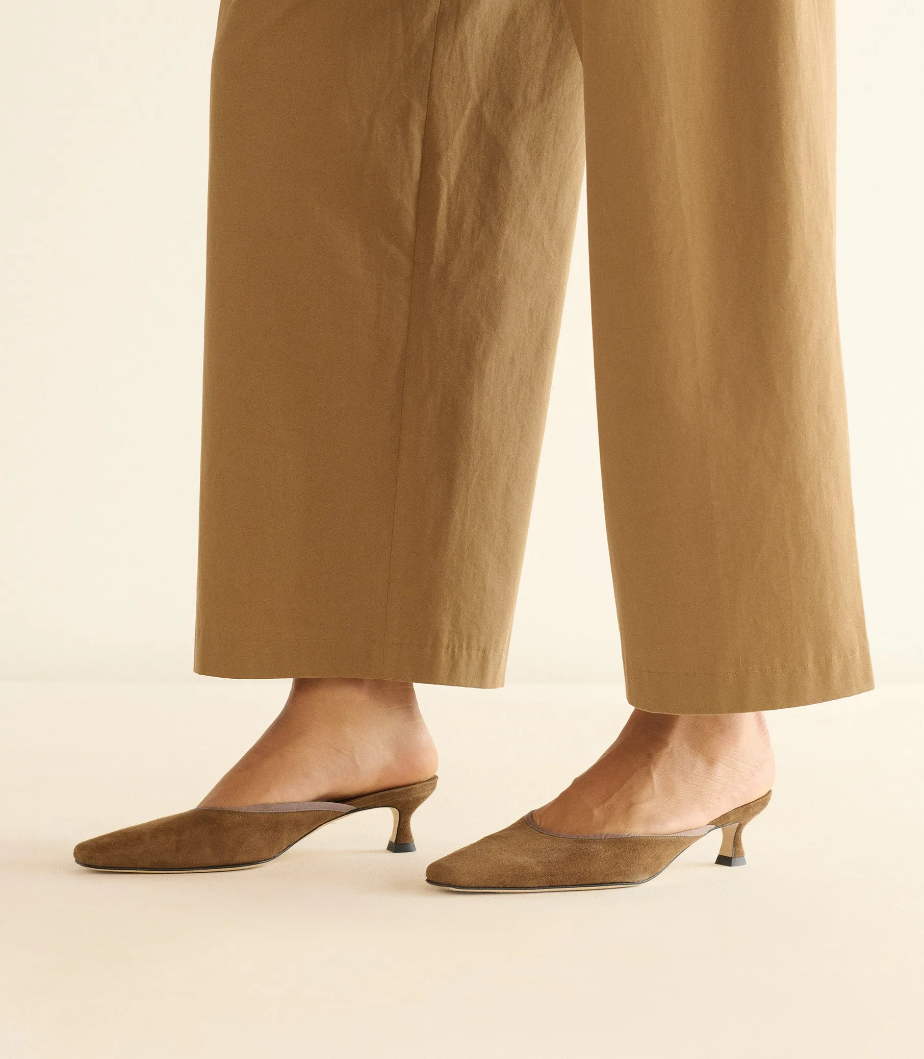 LUMA HEEL -- TOBACCO SUEDE sold by Doen product image thumbnail 4