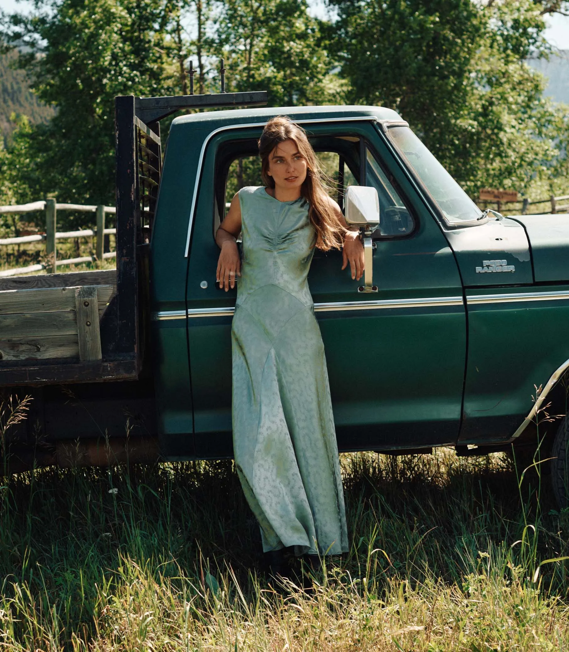 GINETTE DRESS -- DUSTY JADE sold by Doen product image thumbnail 4