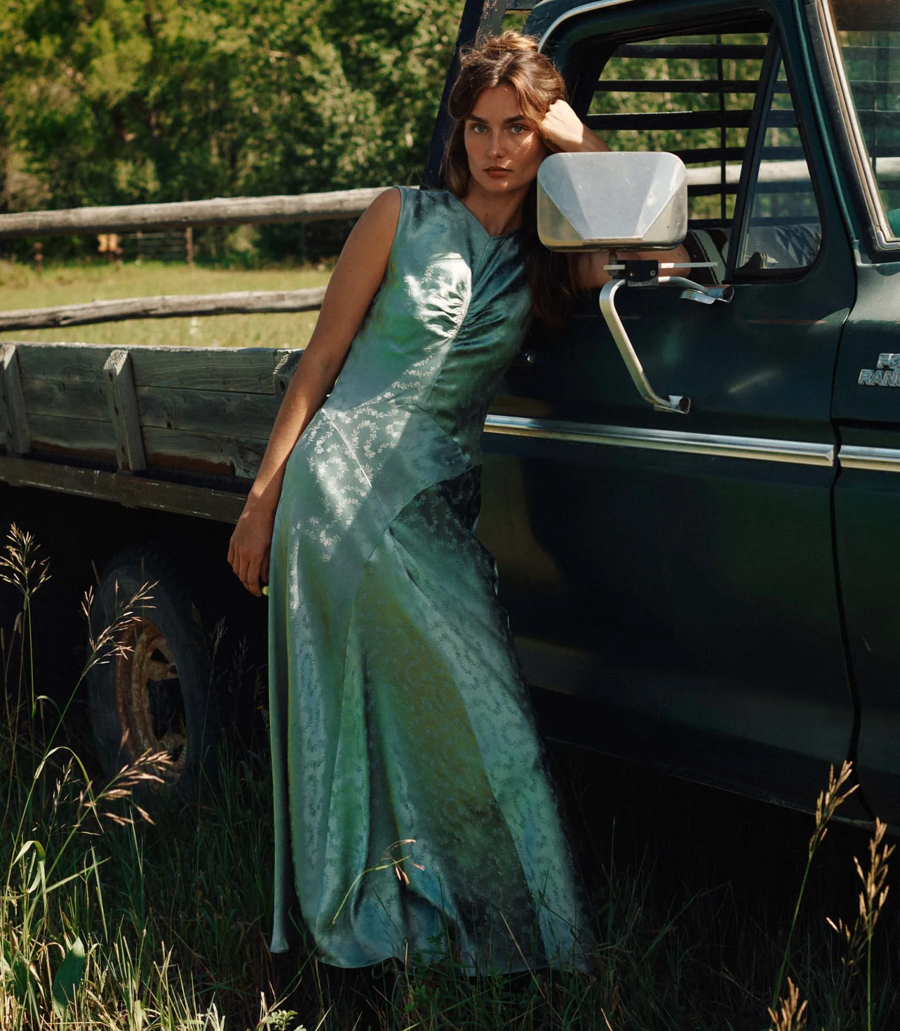 GINETTE DRESS -- DUSTY JADE sold by Doen product image thumbnail 5