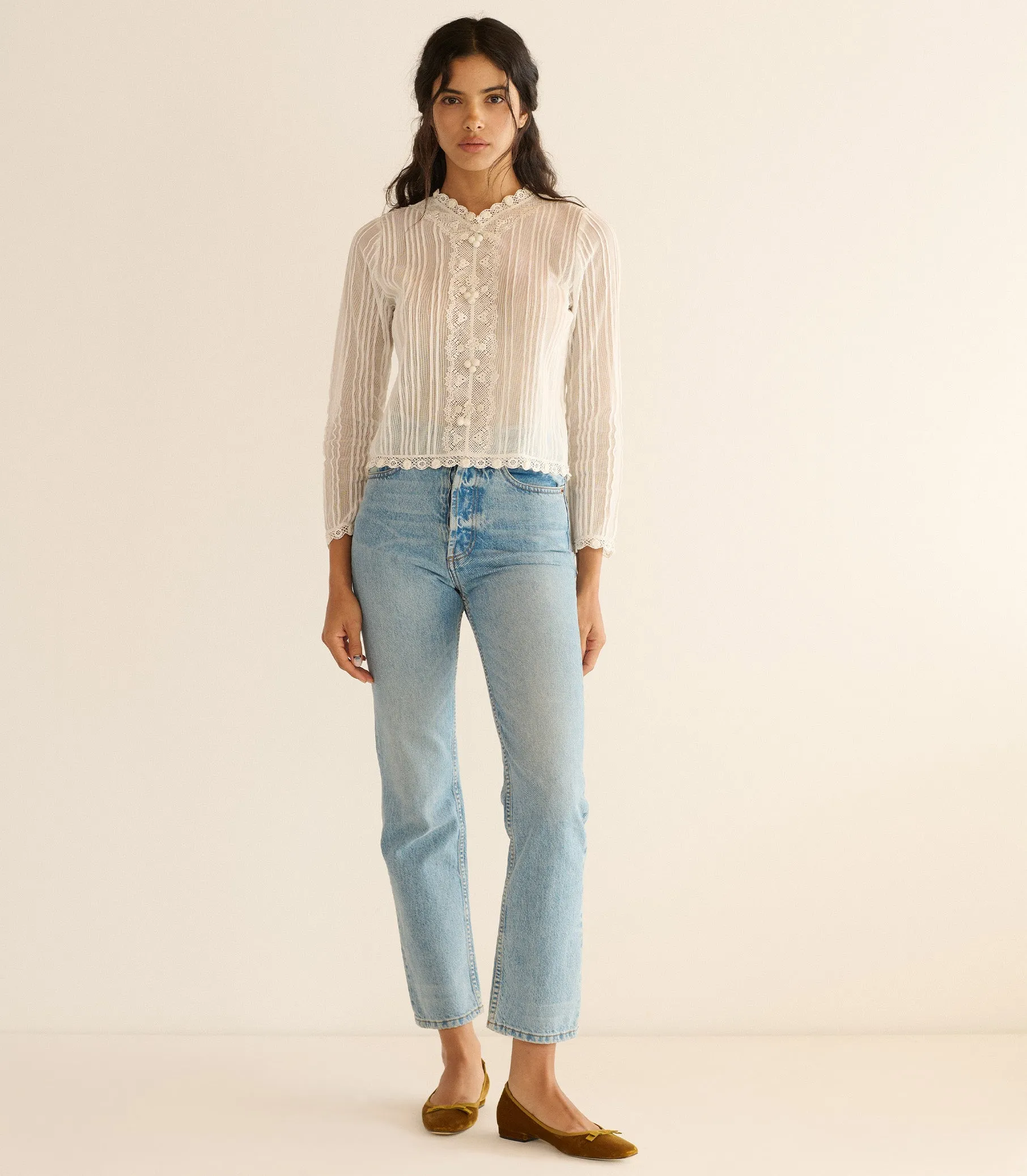 OCTAVIA TOP -- SALT sold by Doen product image thumbnail 3