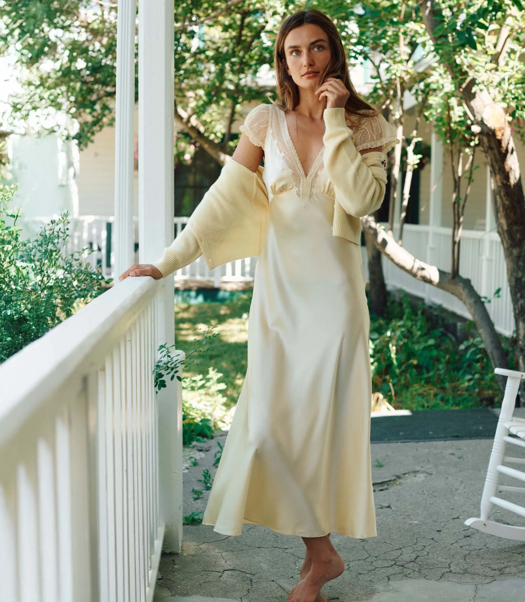 CORELIA DRESS -- FORSYTHIA sold by Doen product image thumbnail 3