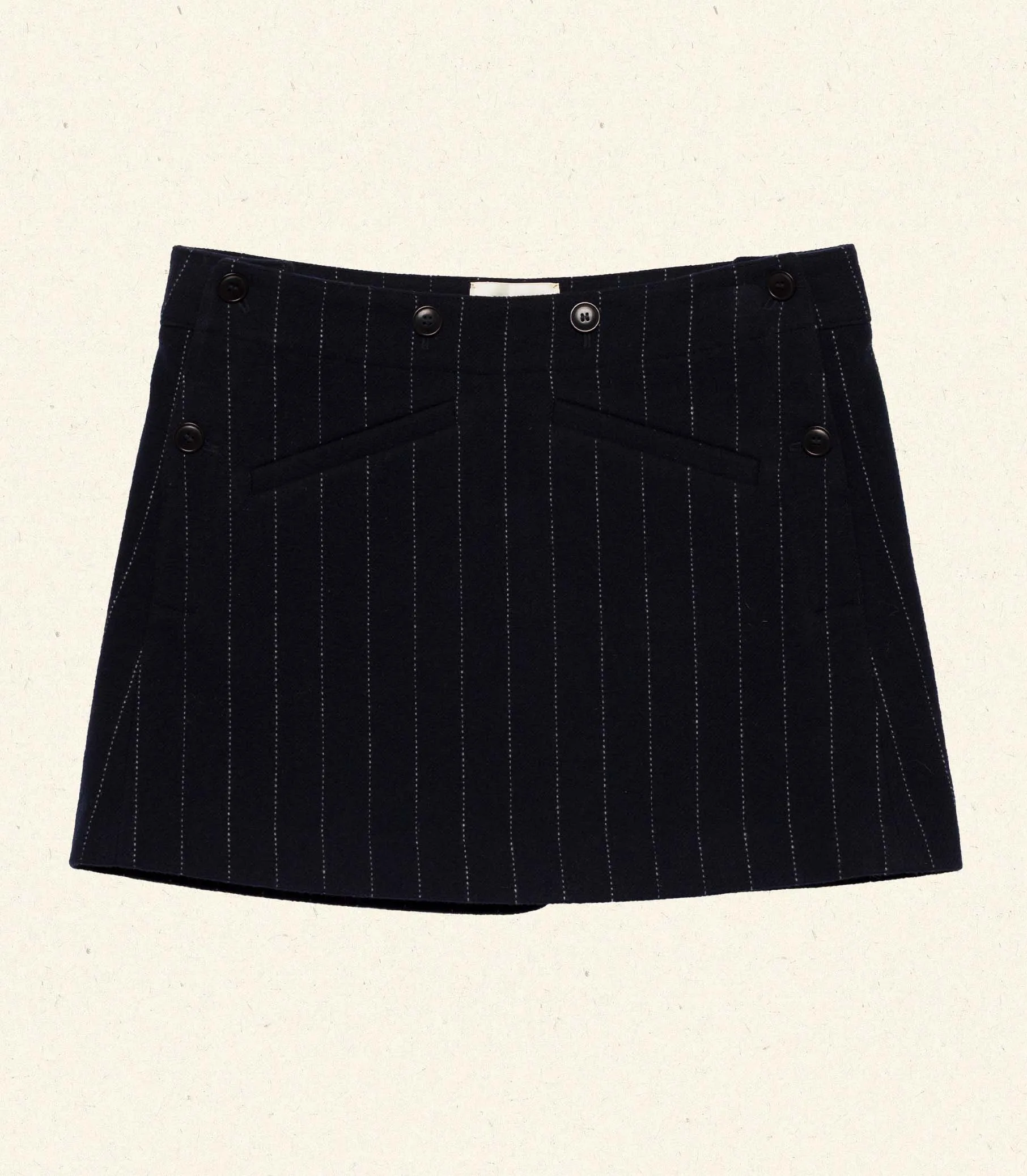 RAINA SKIRT -- MARIANNE PINSTRIPE sold by Doen product image thumbnail 5