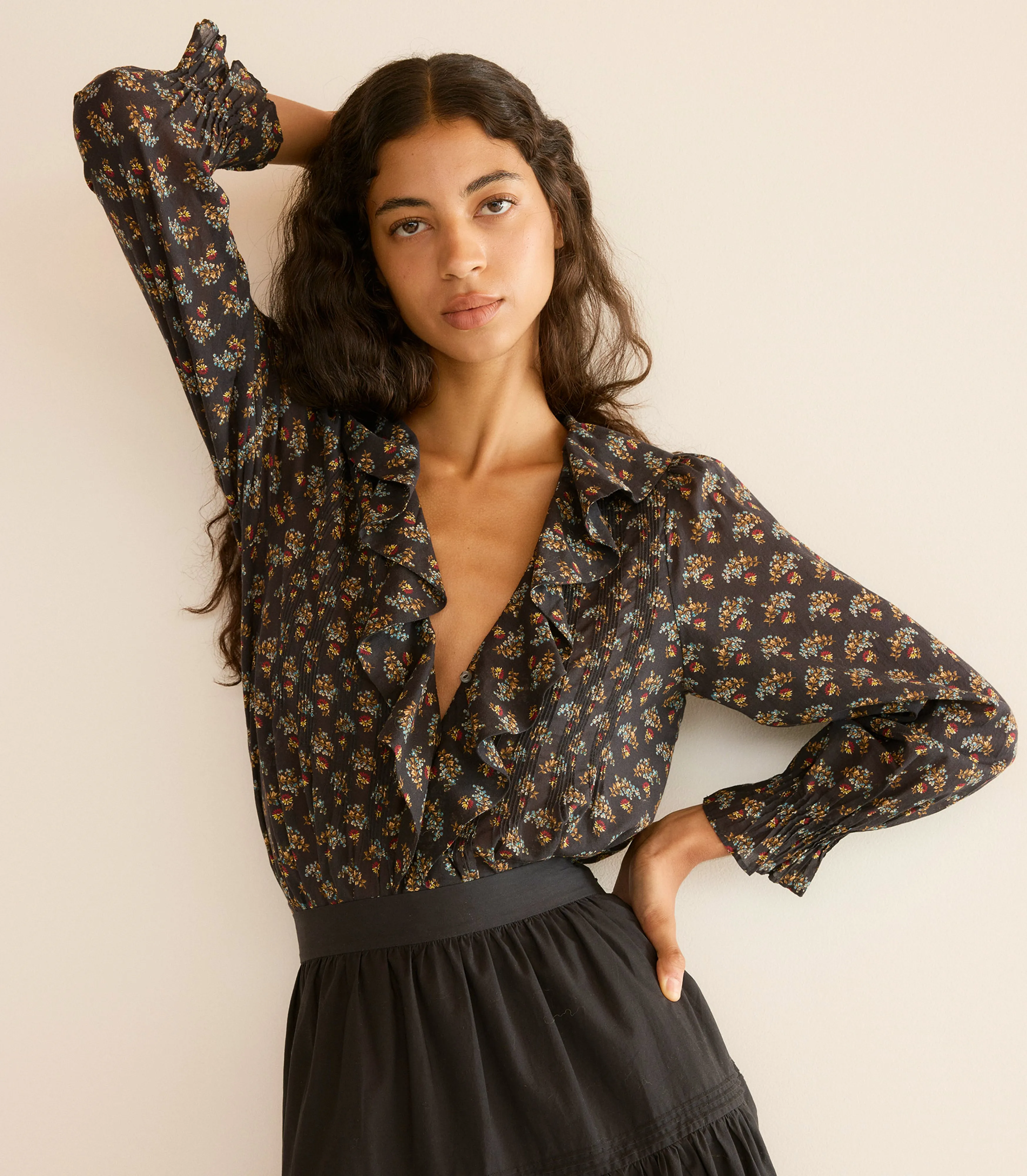 HARDY TOP -- DELPHINIUM FLORAL sold by Doen product image thumbnail 3