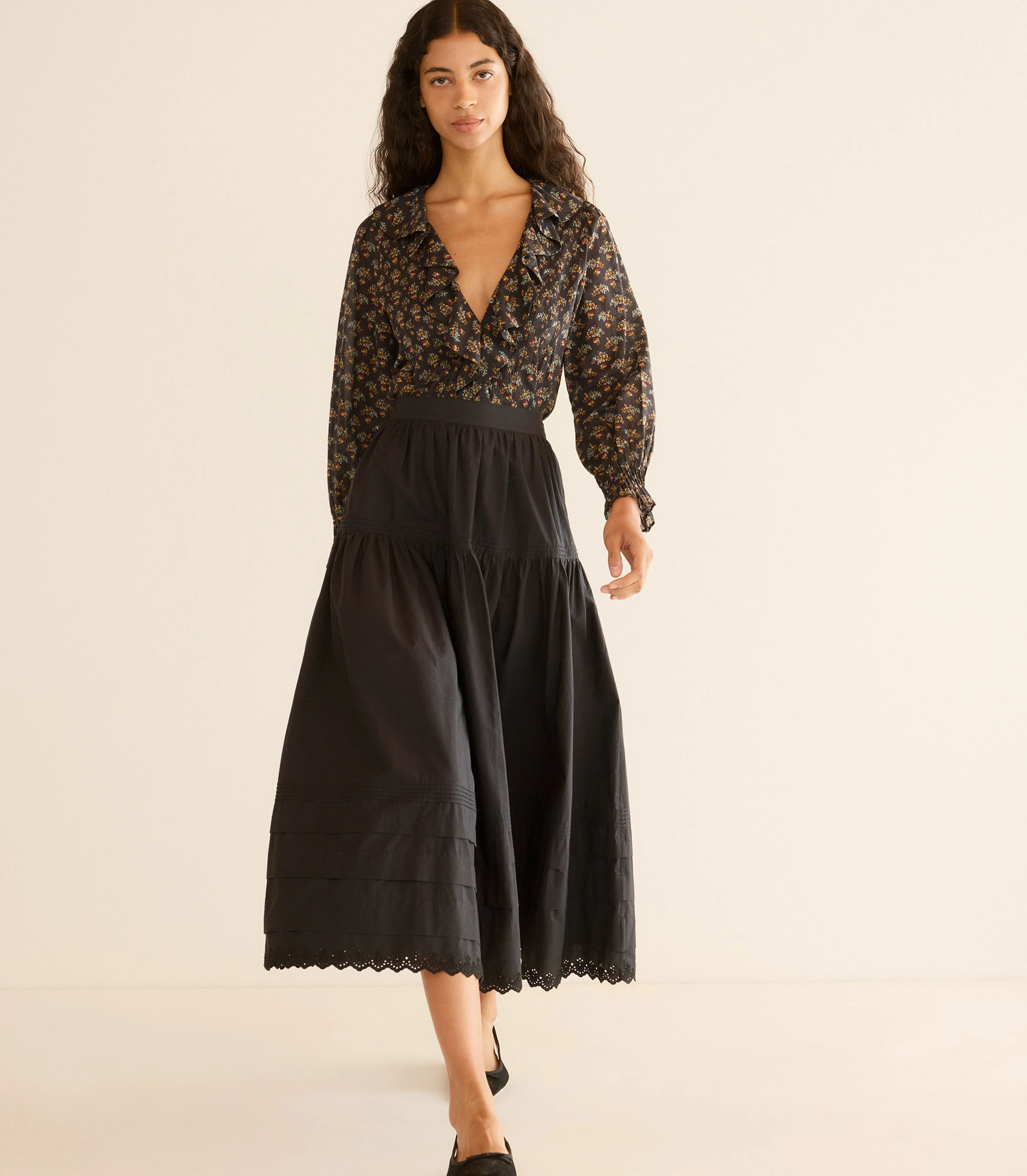 HARDY TOP -- DELPHINIUM FLORAL sold by Doen product image thumbnail 2