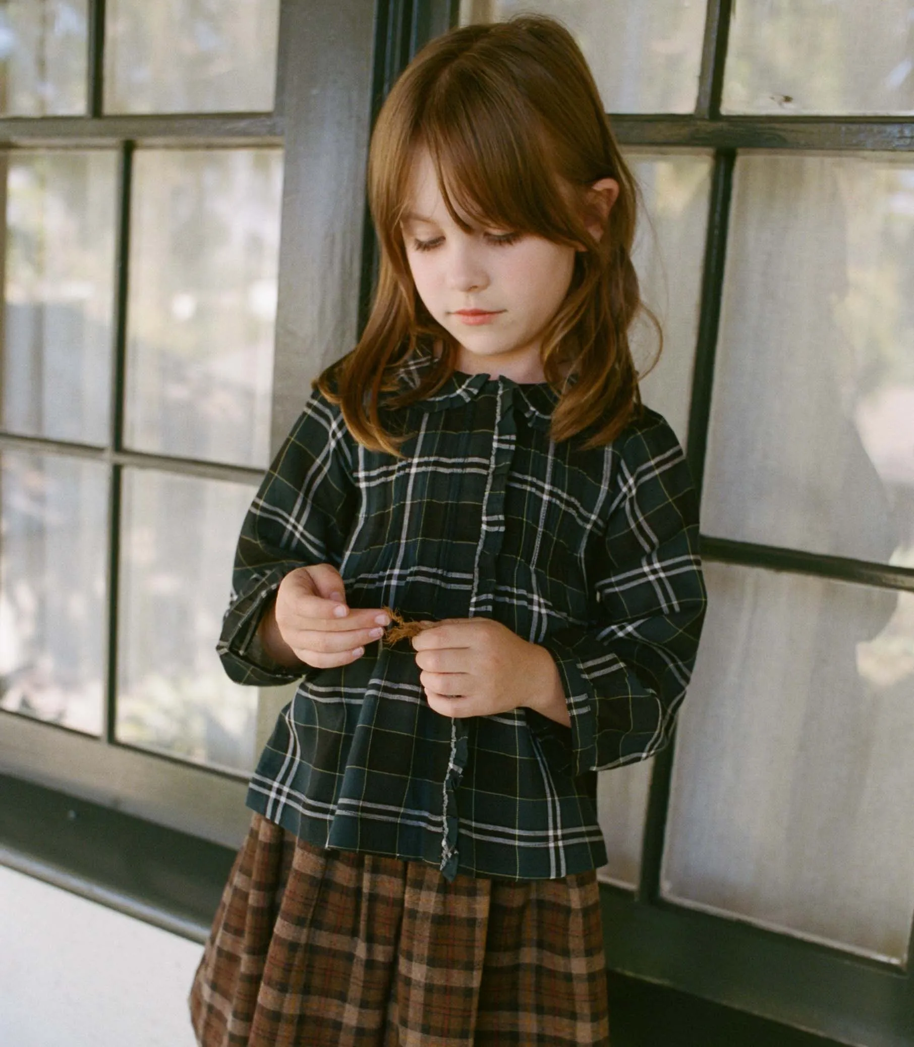 LYDIE TOP -- AMBLE PLAID sold by Doen product image thumbnail 2