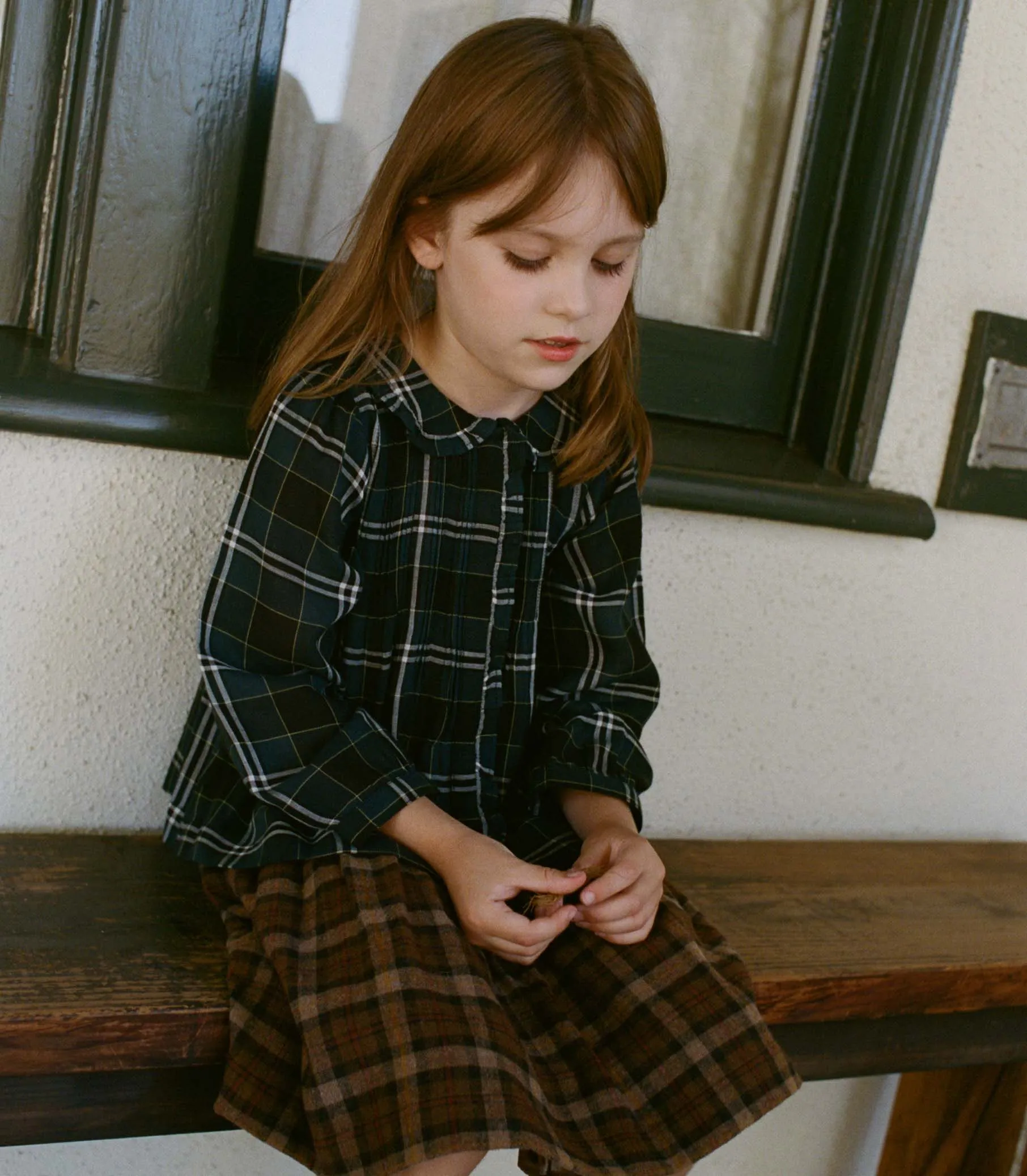 LYDIE TOP -- AMBLE PLAID sold by Doen product image thumbnail 3