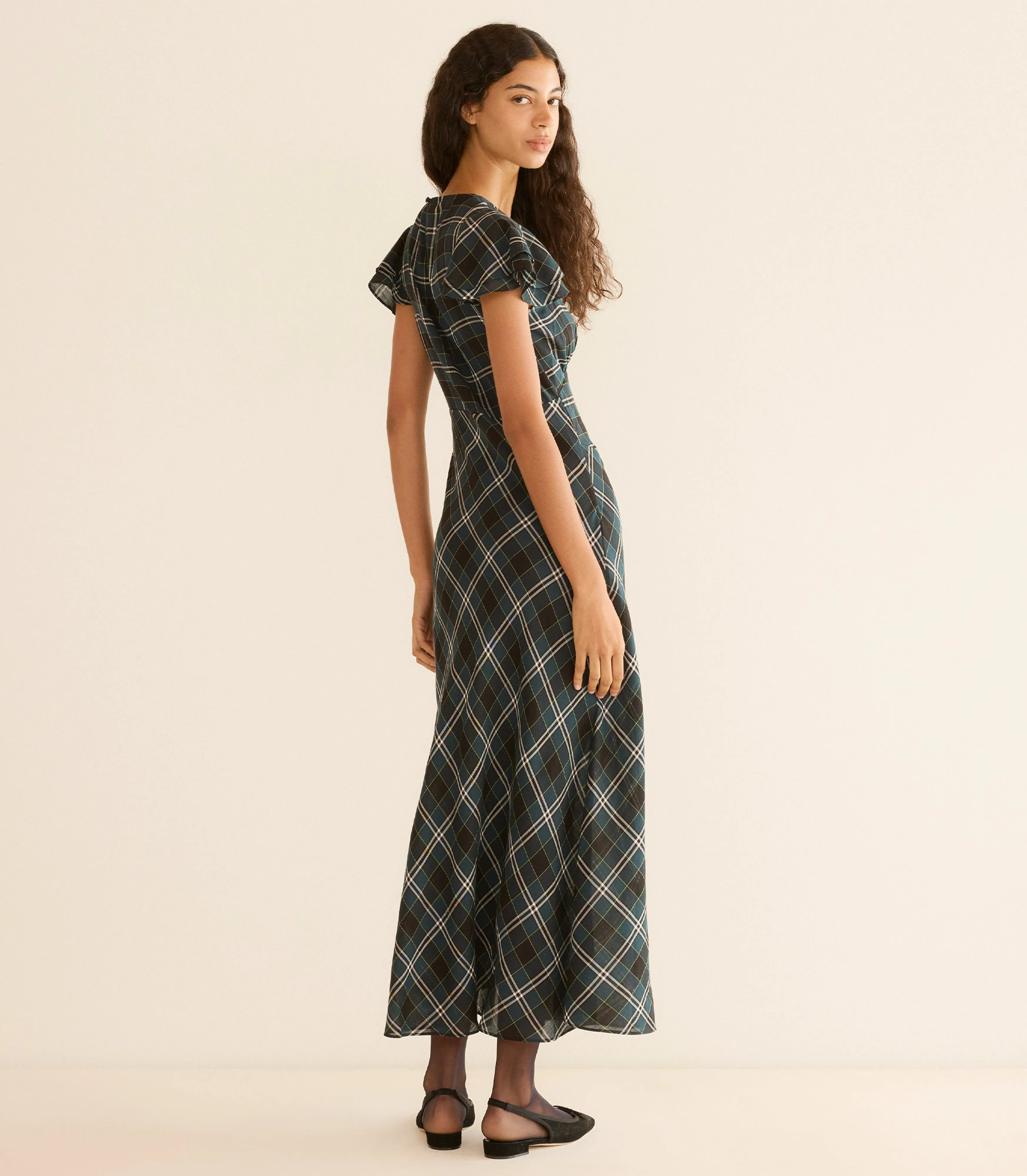 SERAPHINE DRESS -- AMBLE PLAID sold by Doen product image thumbnail 5