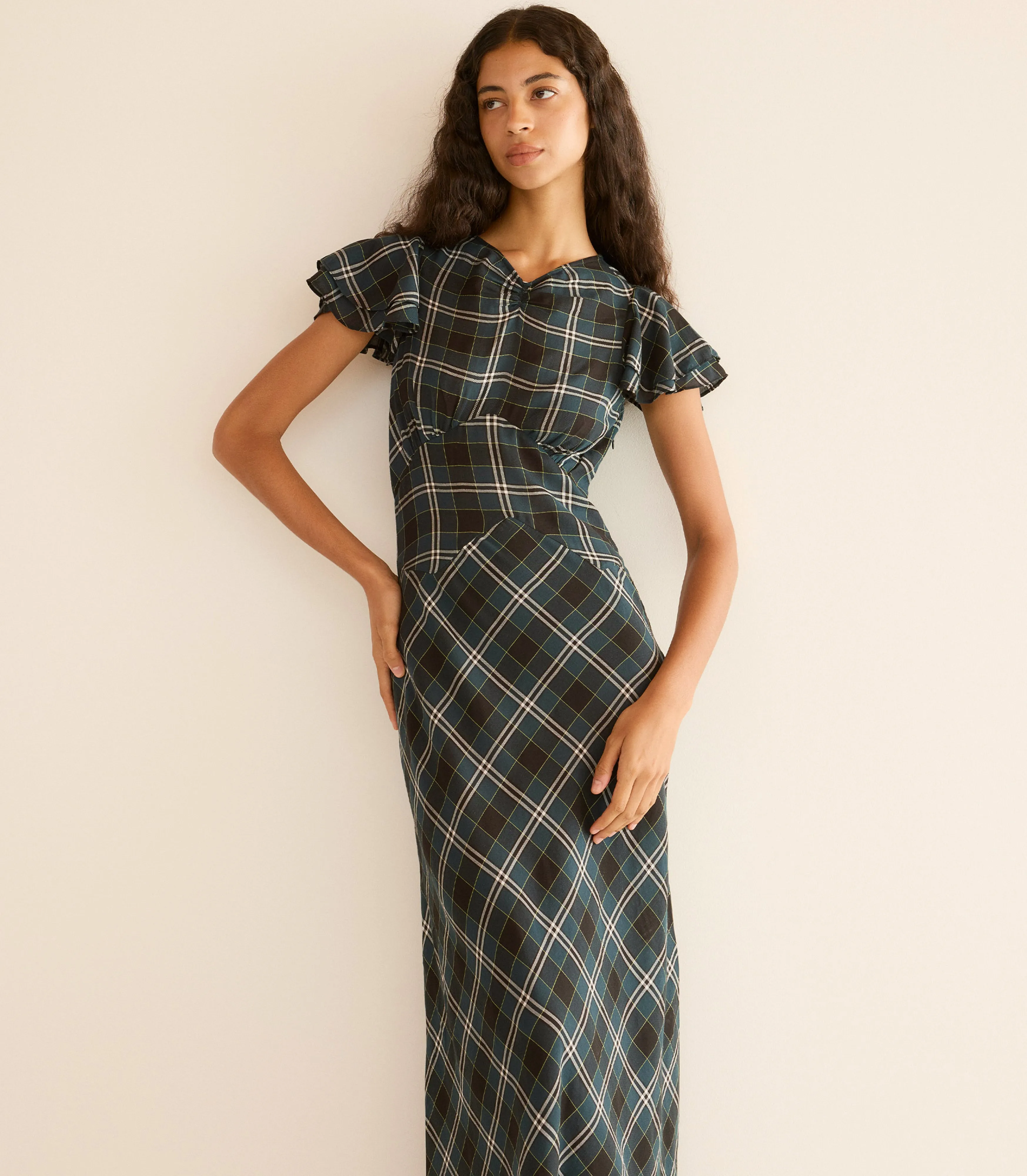 SERAPHINE DRESS -- AMBLE PLAID sold by Doen product image thumbnail 3
