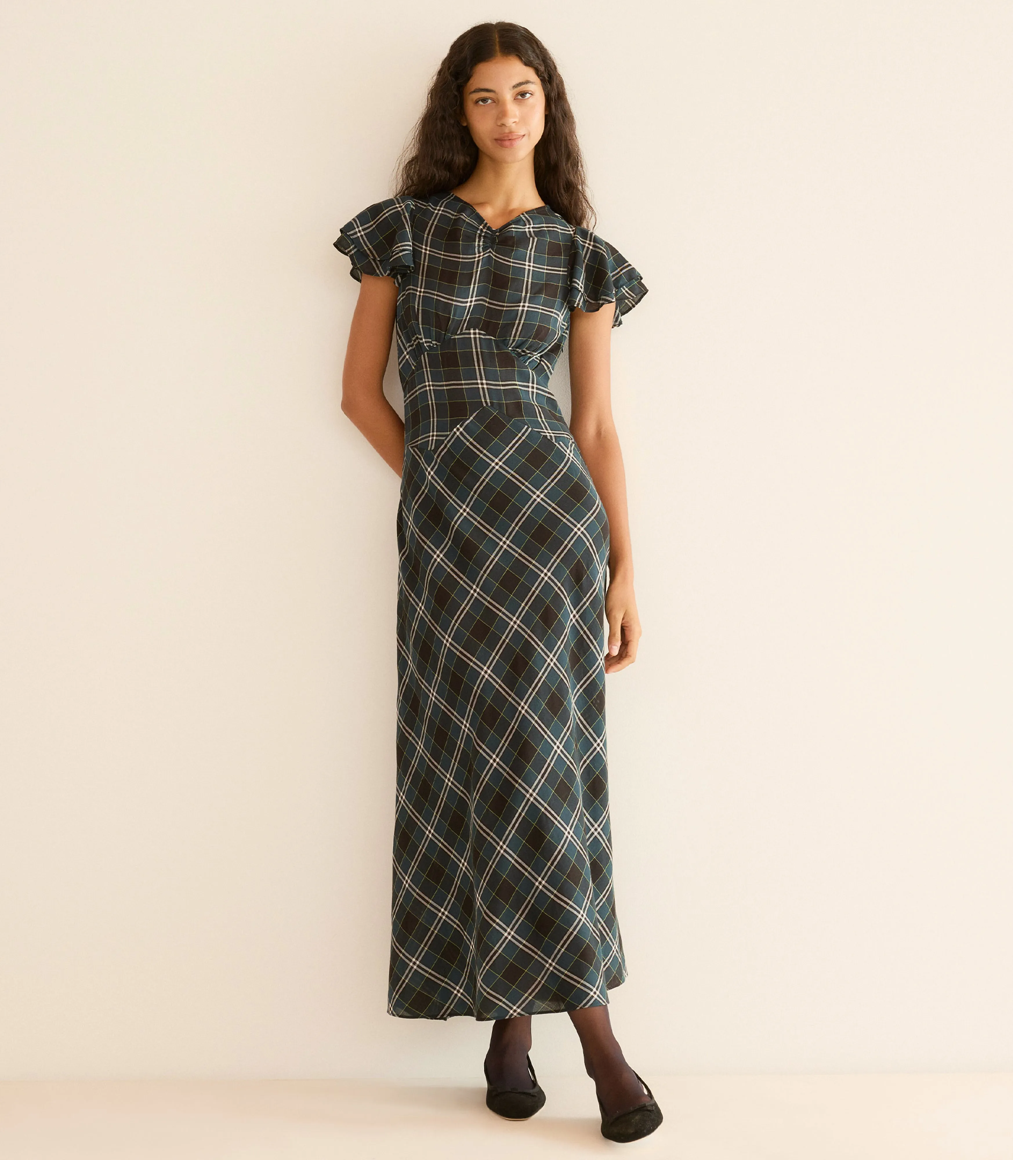 SERAPHINE DRESS -- AMBLE PLAID sold by Doen product image thumbnail 2