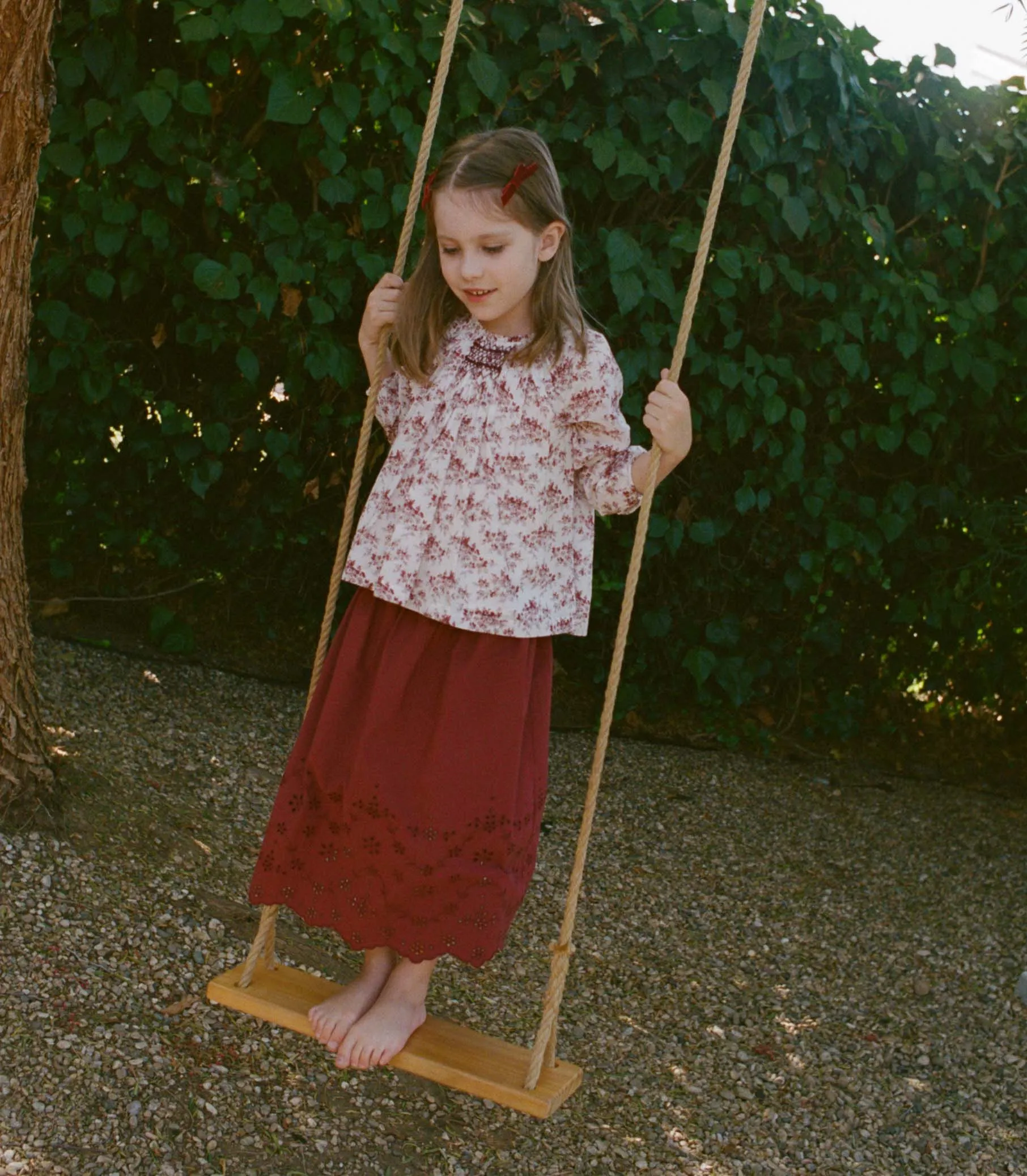 MACI SKIRT -- DRIED CHERRY sold by Doen product image thumbnail 3