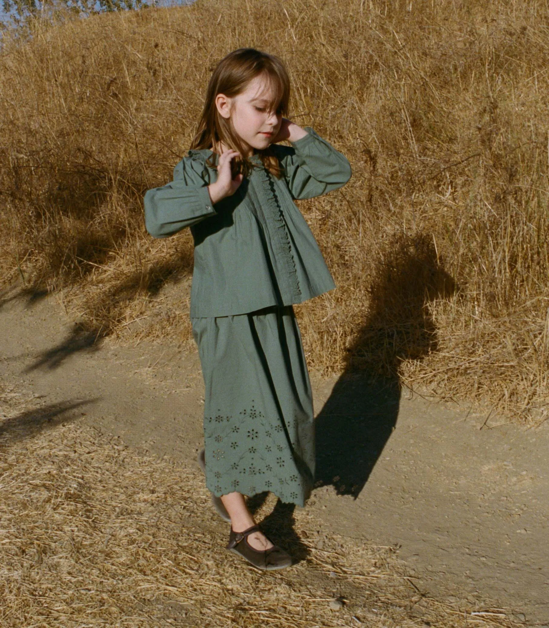 MACI SKIRT -- SOFT SPRUCE sold by Doen