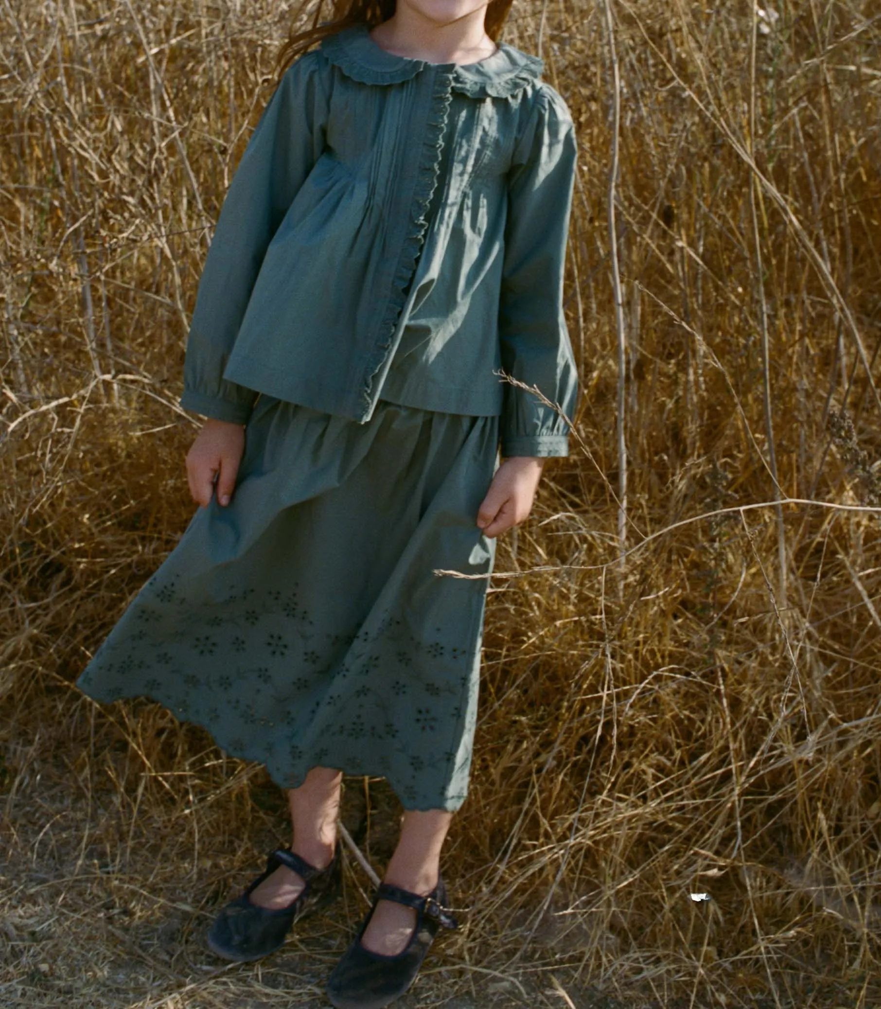 MACI SKIRT -- SOFT SPRUCE sold by Doen product image thumbnail 5