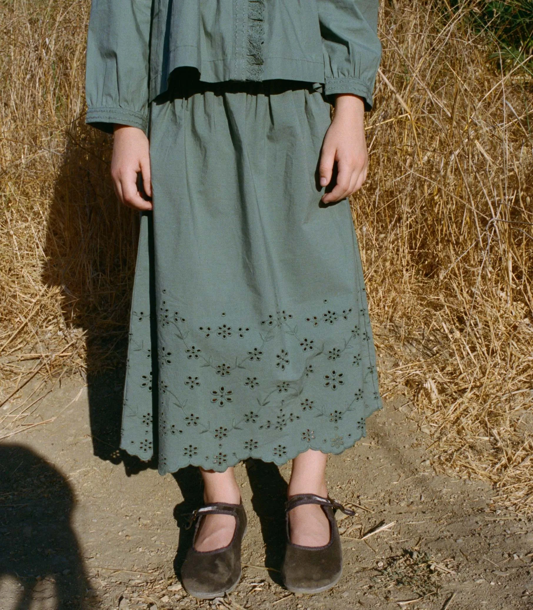 MACI SKIRT -- SOFT SPRUCE sold by Doen product image thumbnail 3