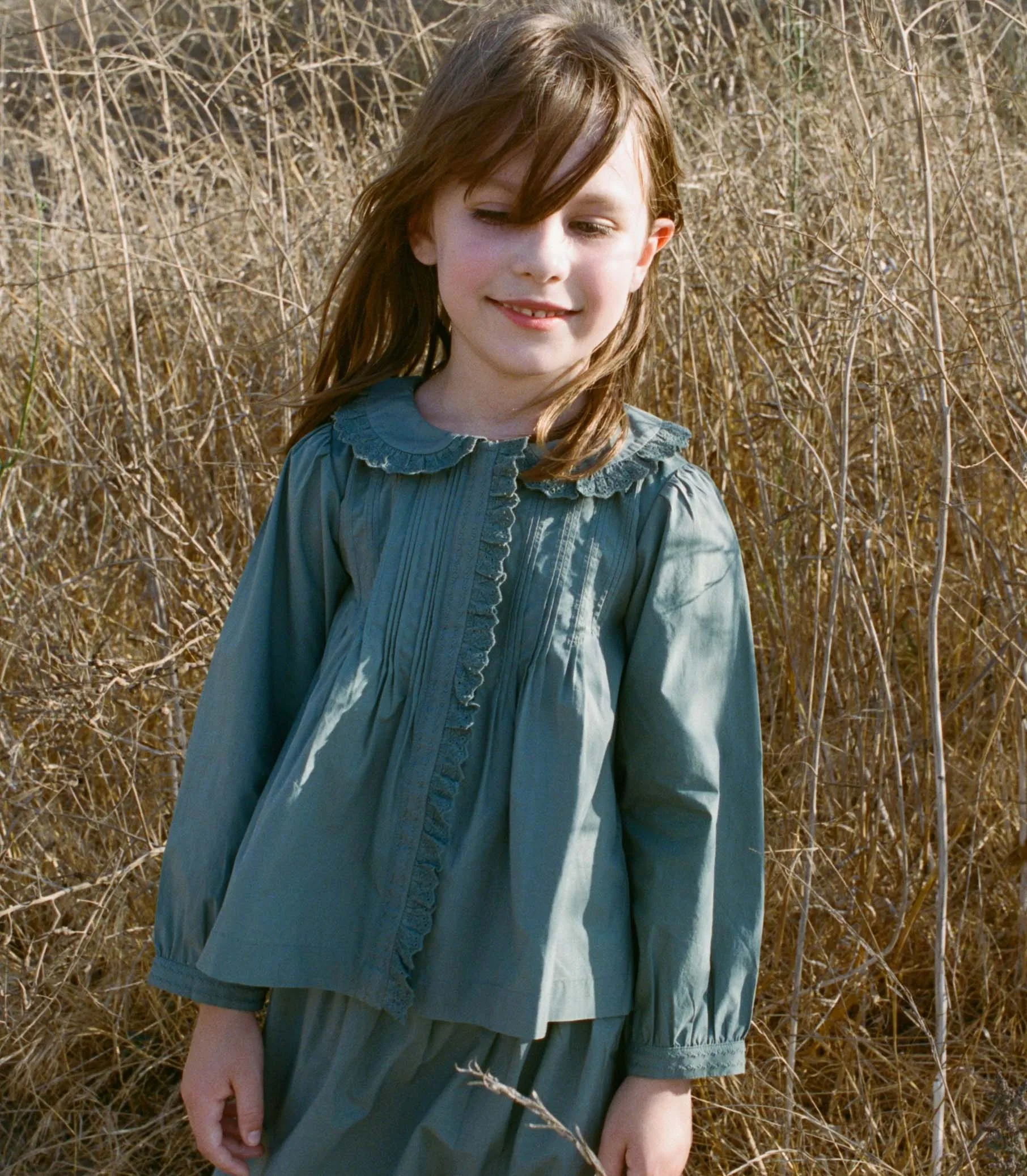 LYDIE TOP -- SOFT SPRUCE sold by Doen product image thumbnail 4