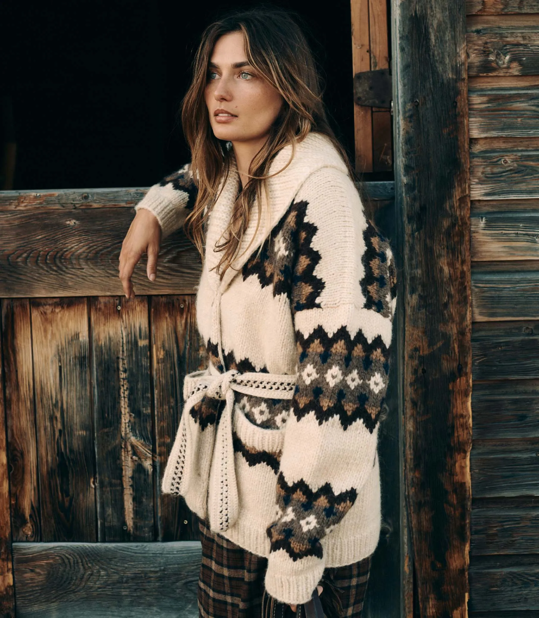 GRIFFITH CARDIGAN -- HORNSTULL JACQUARD sold by Doen product image thumbnail 5