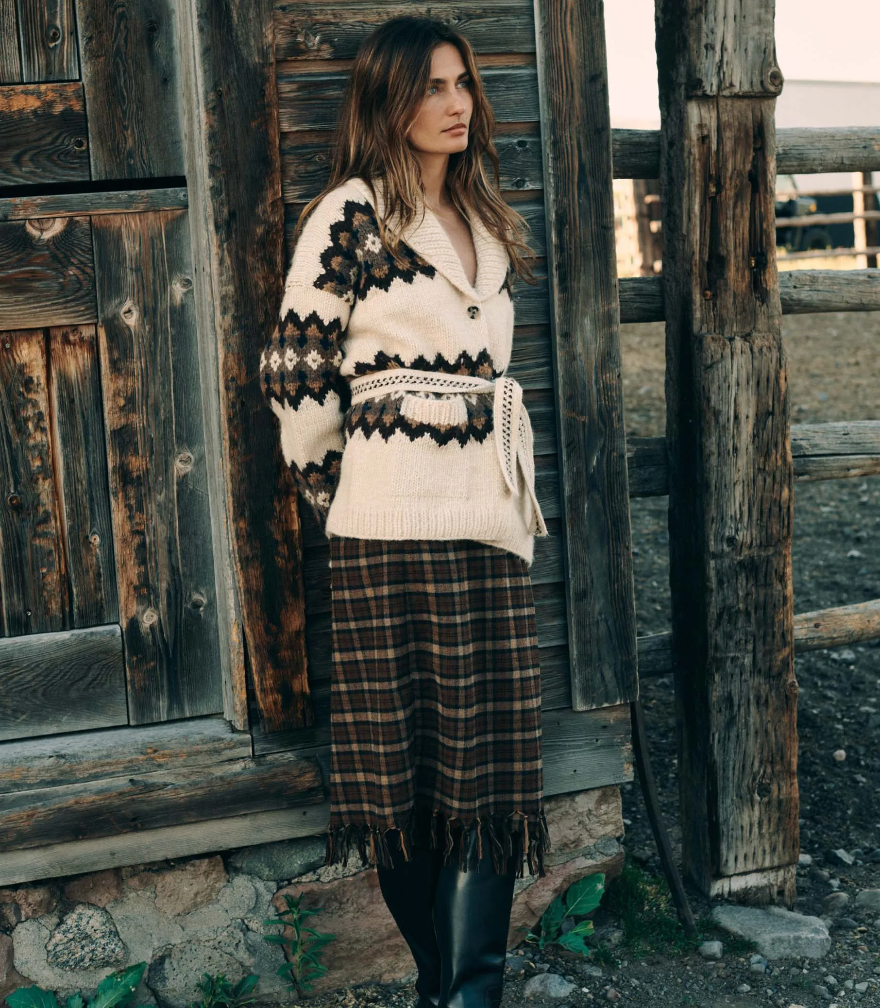 GRIFFITH CARDIGAN -- HORNSTULL JACQUARD sold by Doen product image thumbnail 3