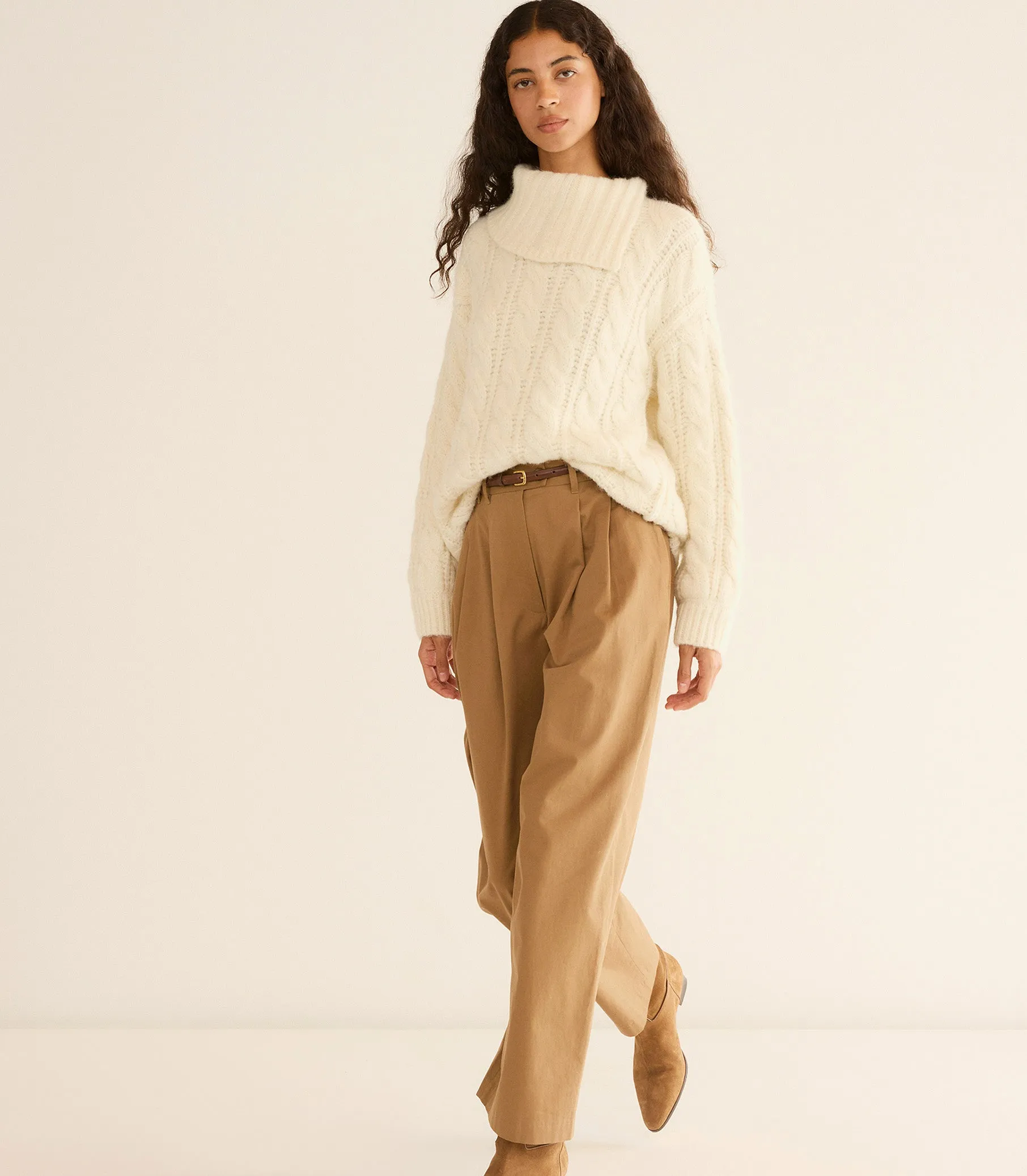 HALIA SWEATER -- IVORY sold by Doen product image thumbnail 4
