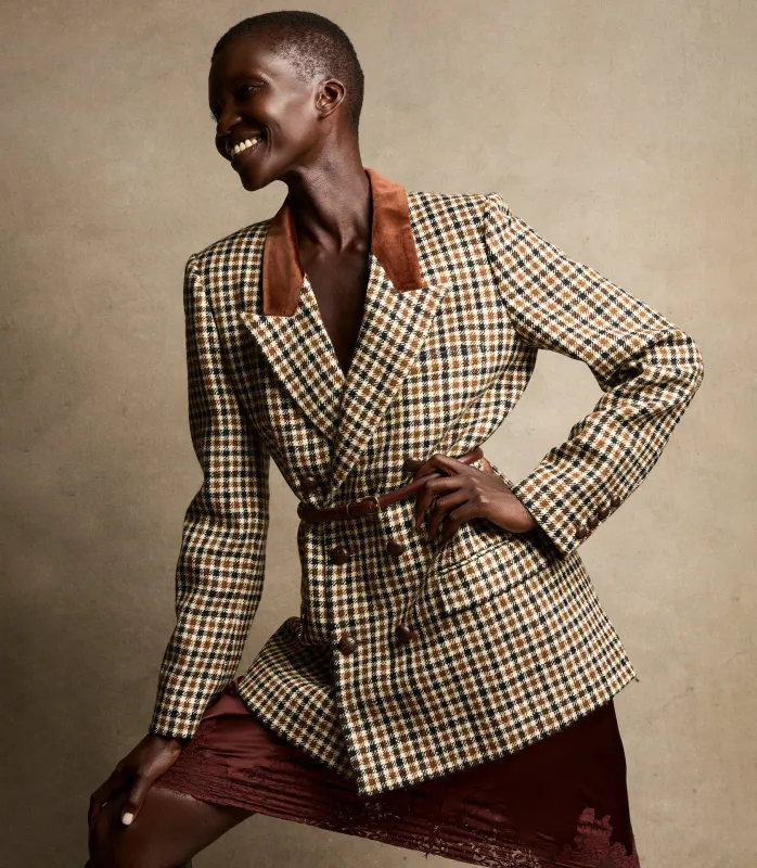 DUCCIO BLAZER -- ELLSWORTH HOUNDSTOOTH sold by Doen