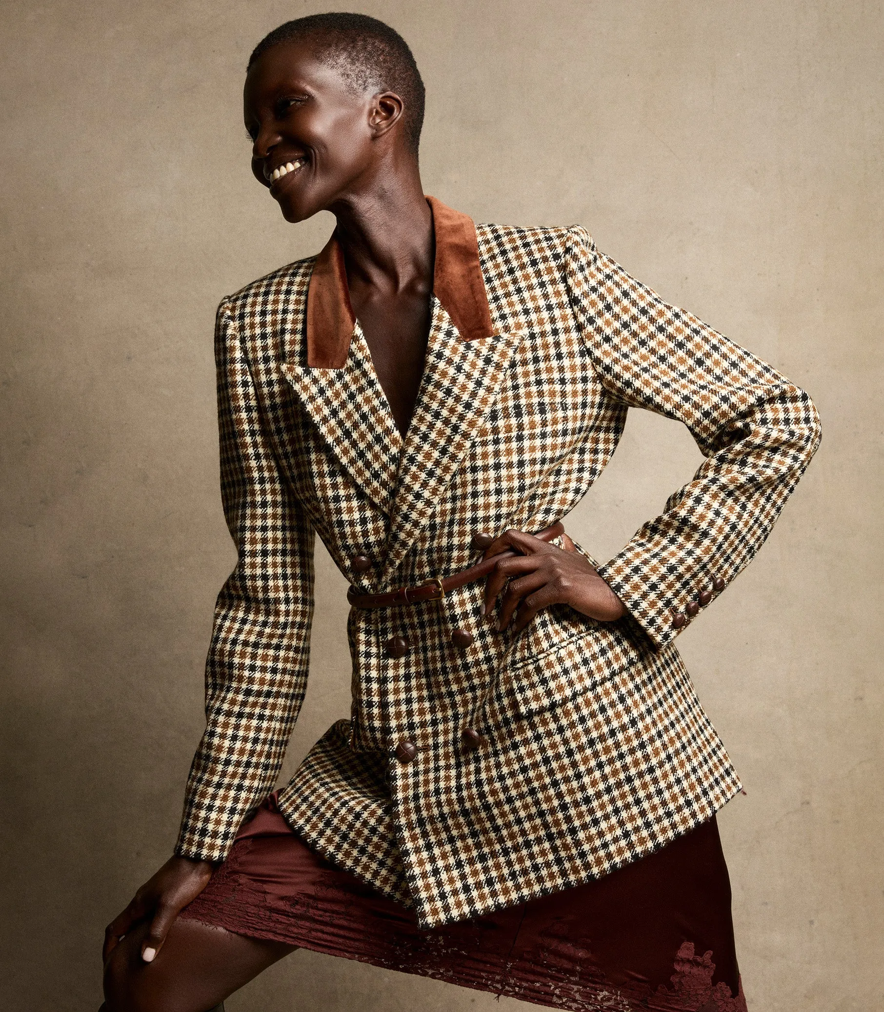 DUCCIO BLAZER -- ELLSWORTH HOUNDSTOOTH sold by Doen