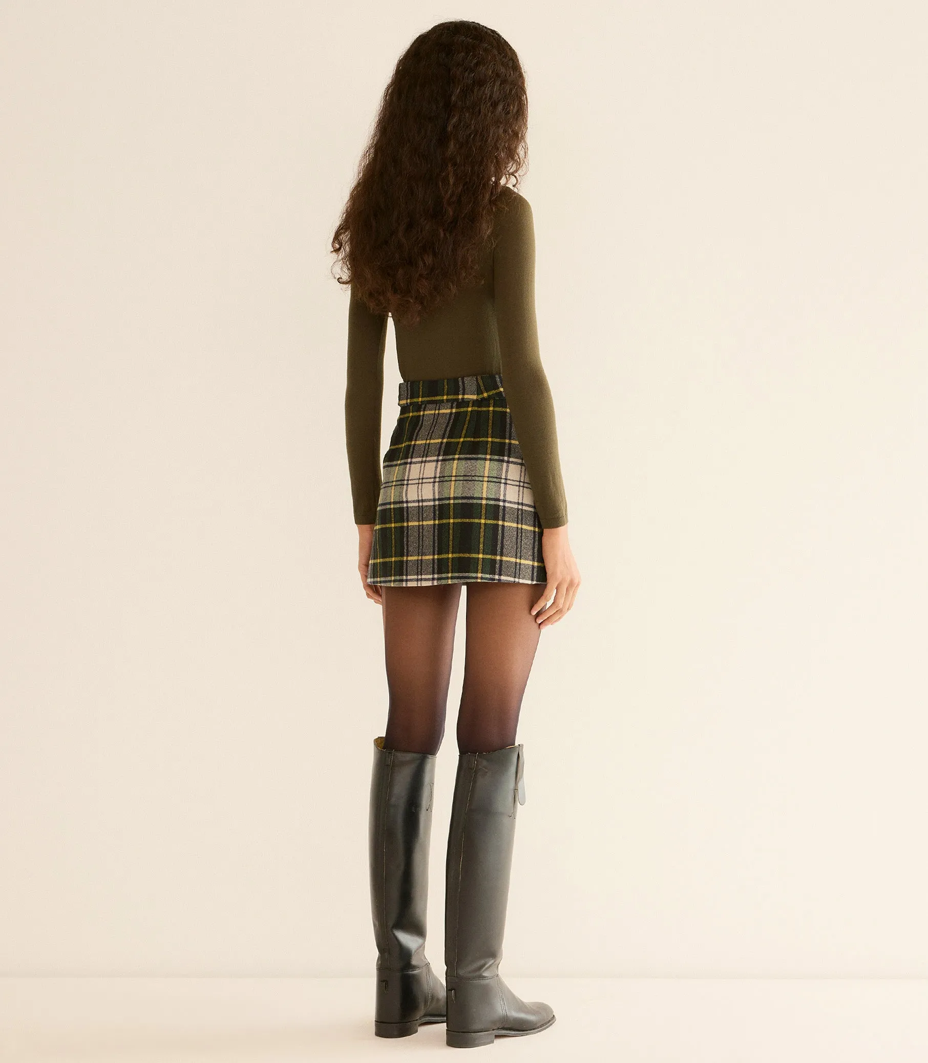 CHIERI SKIRT -- MACGRAW PLAID sold by Doen product image thumbnail 5