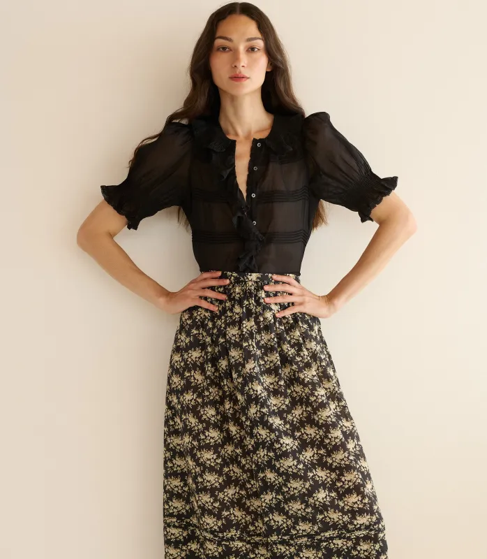 BALSAM TOP -- BLACK sold by Doen