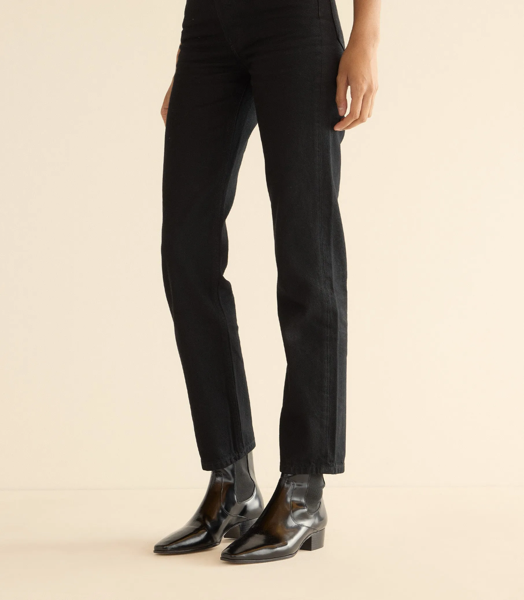 NORMANDY BOOT -- BLACK BOX CALF sold by Doen product image thumbnail 2