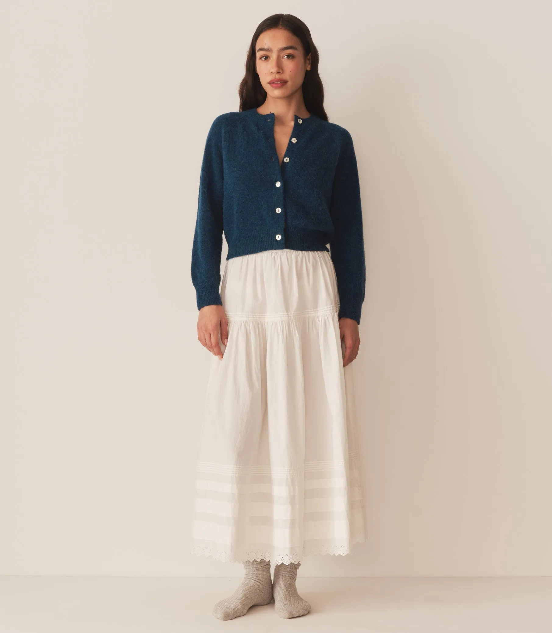 HMD -- PETRA CARDIGAN -- DEEP SAPPHIRE sold by Doen product image thumbnail 4