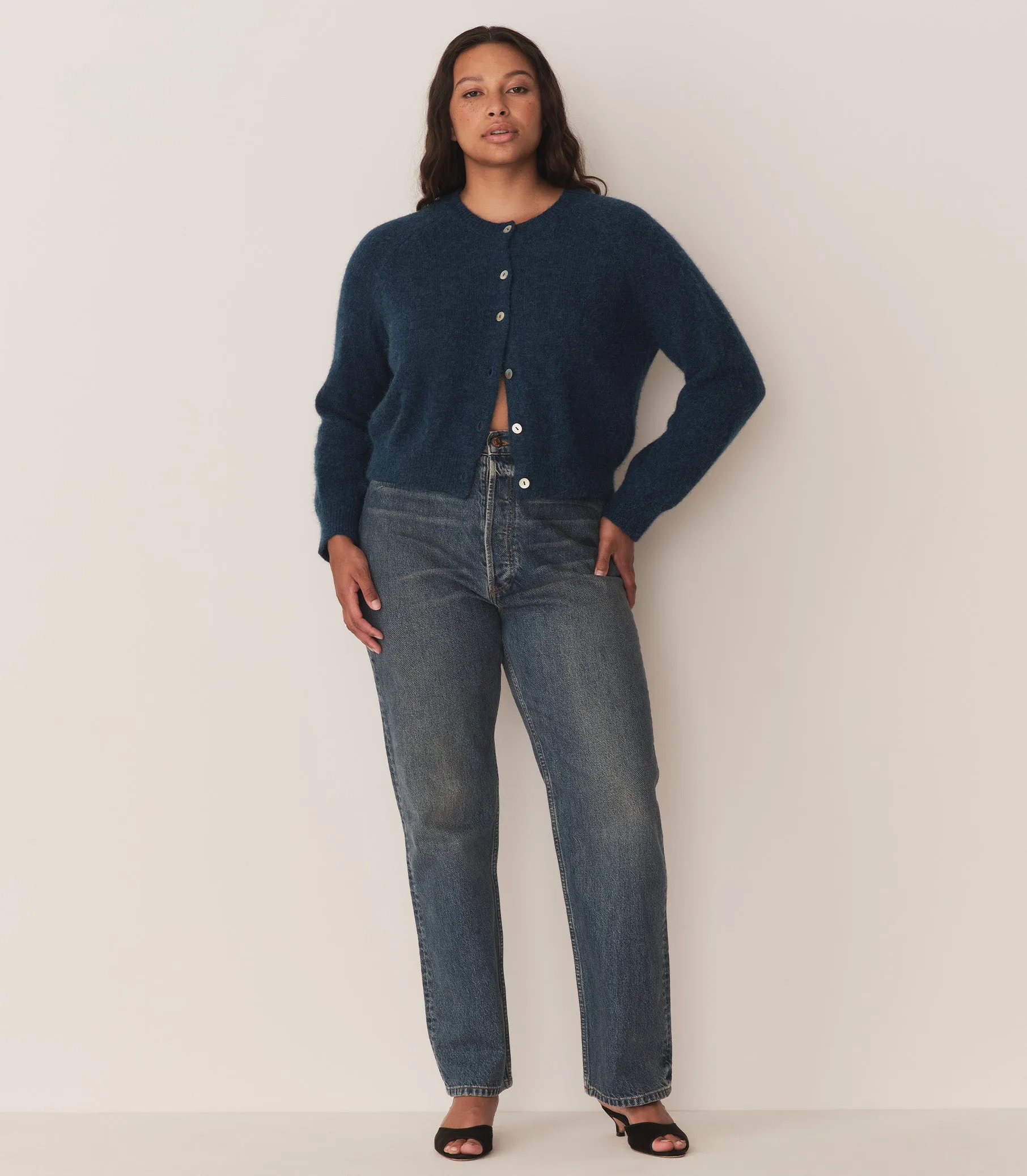 HMD -- PETRA CARDIGAN -- DEEP SAPPHIRE sold by Doen product image thumbnail 2