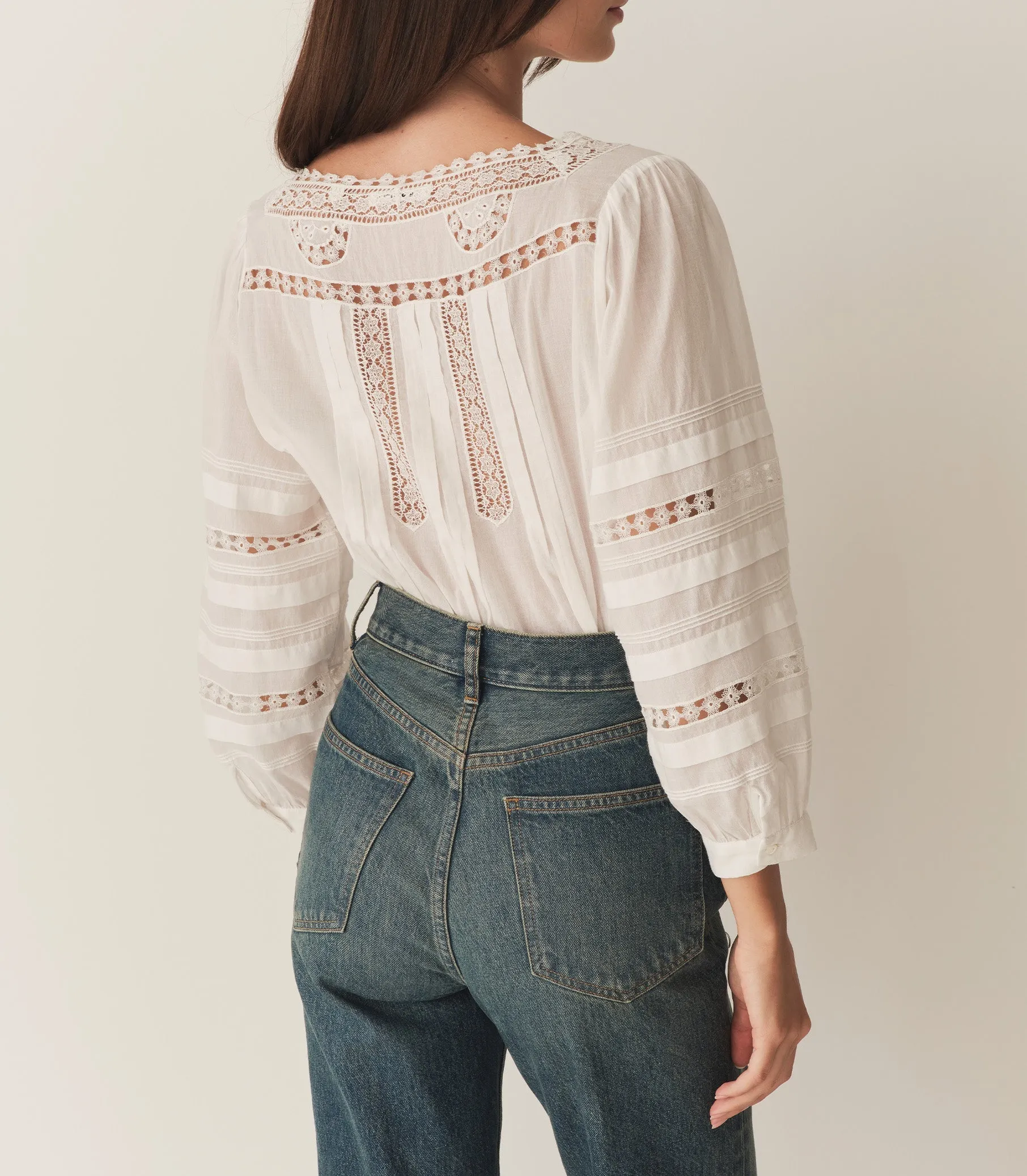 HMD -- CELESTE TOP -- SALT sold by Doen product image thumbnail 3