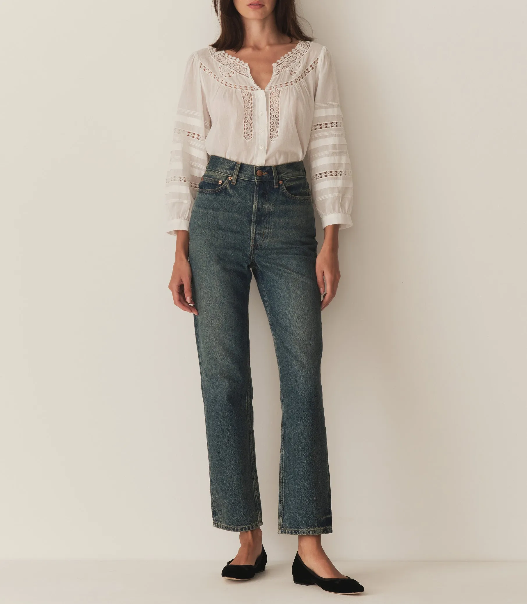 HMD -- CELESTE TOP -- SALT sold by Doen product image thumbnail 2