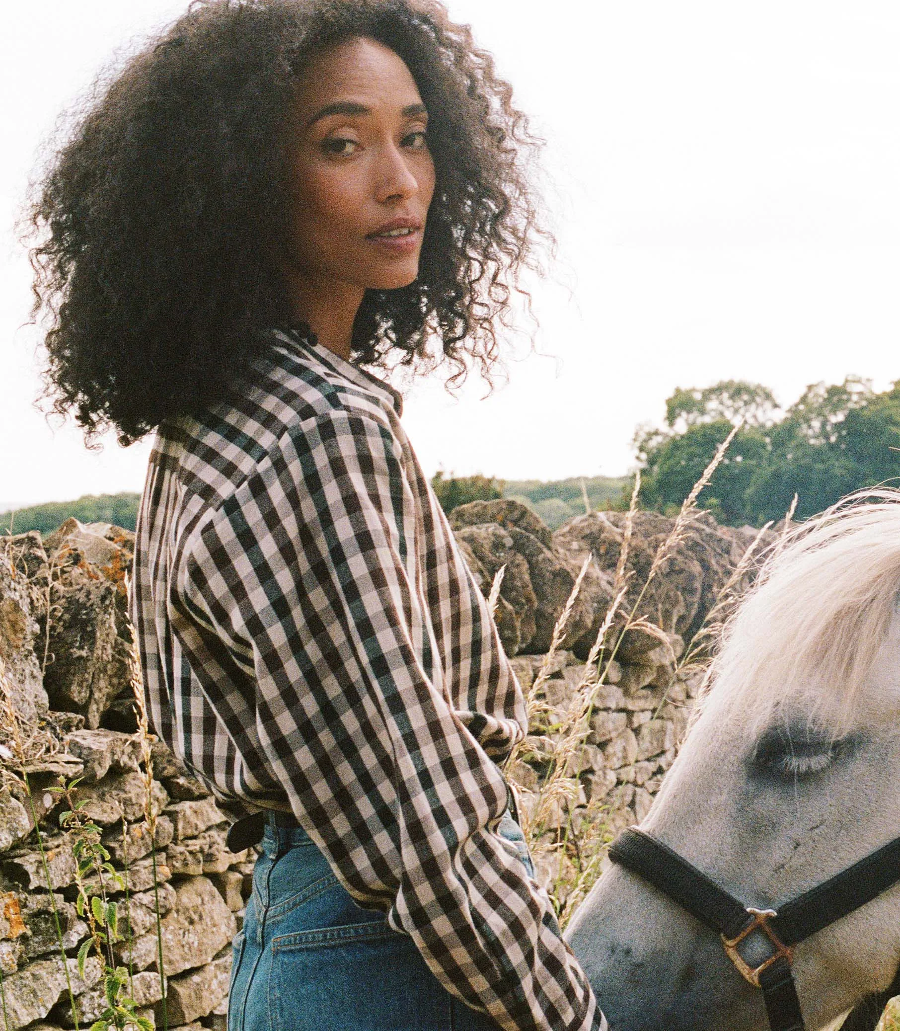 HMD -- REMIS TOP -- L'ECOLE CHECK sold by Doen product image thumbnail 2