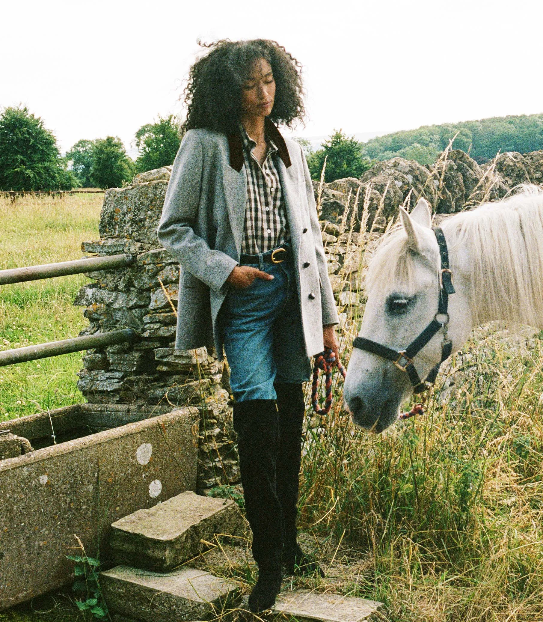 HMD -- REMIS TOP -- L'ECOLE CHECK sold by Doen product image thumbnail 3