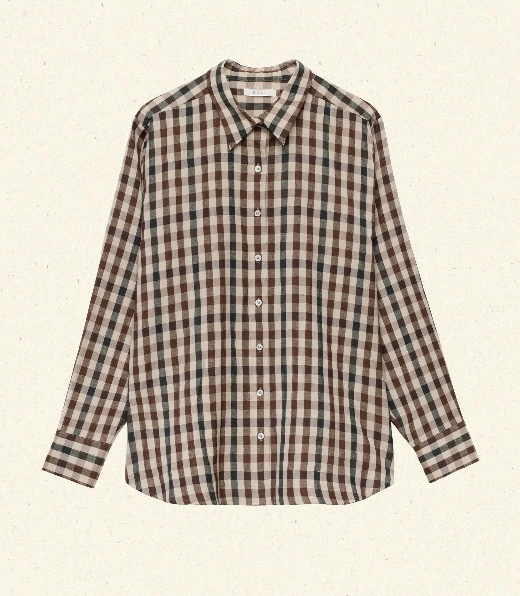 HMD -- REMIS TOP -- L'ECOLE CHECK sold by Doen product image thumbnail 4