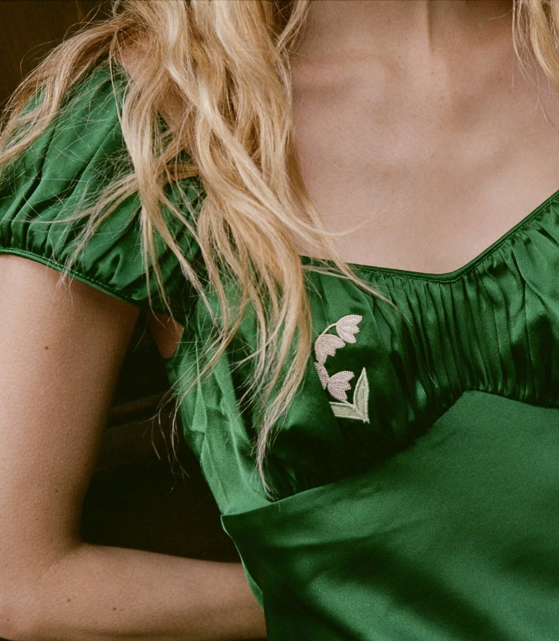 HMD -- GWENDOLYN DRESS -- EMERALD IVY sold by Doen product image thumbnail 5