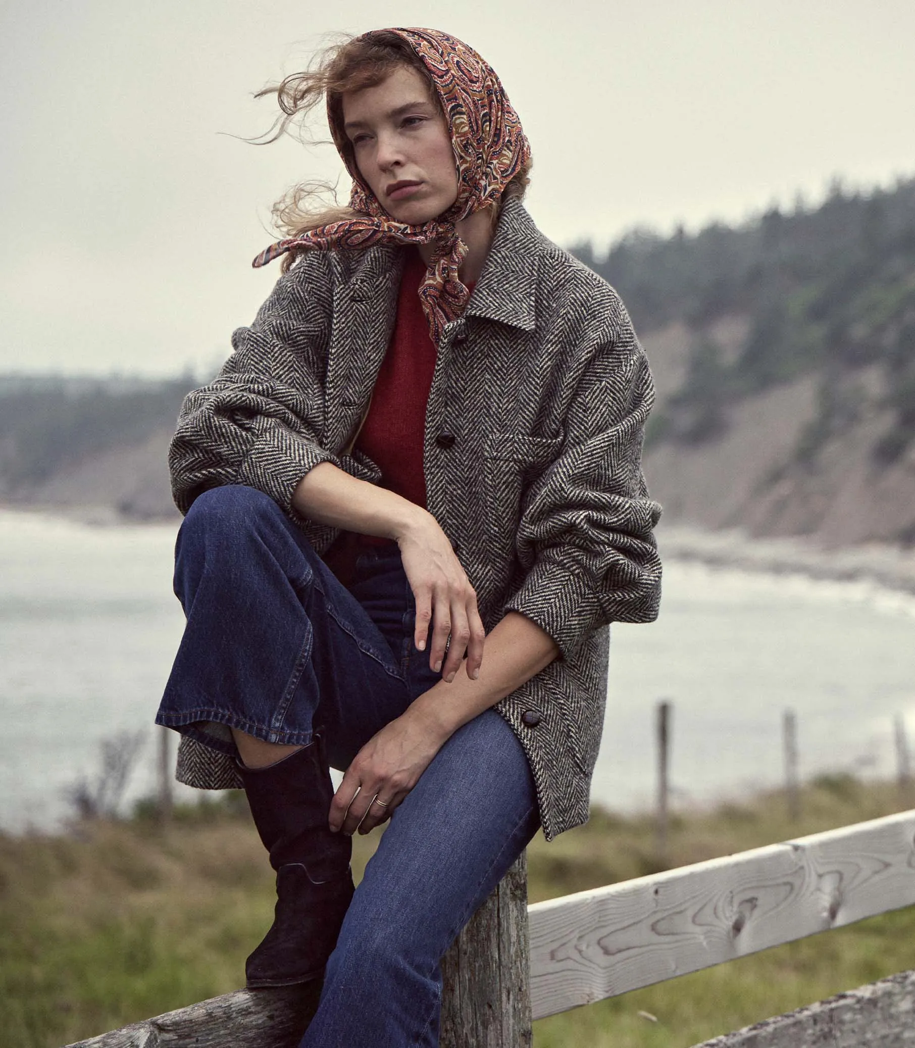 HMD -- CLYDE JACKET -- HERRINGBONE sold by Doen