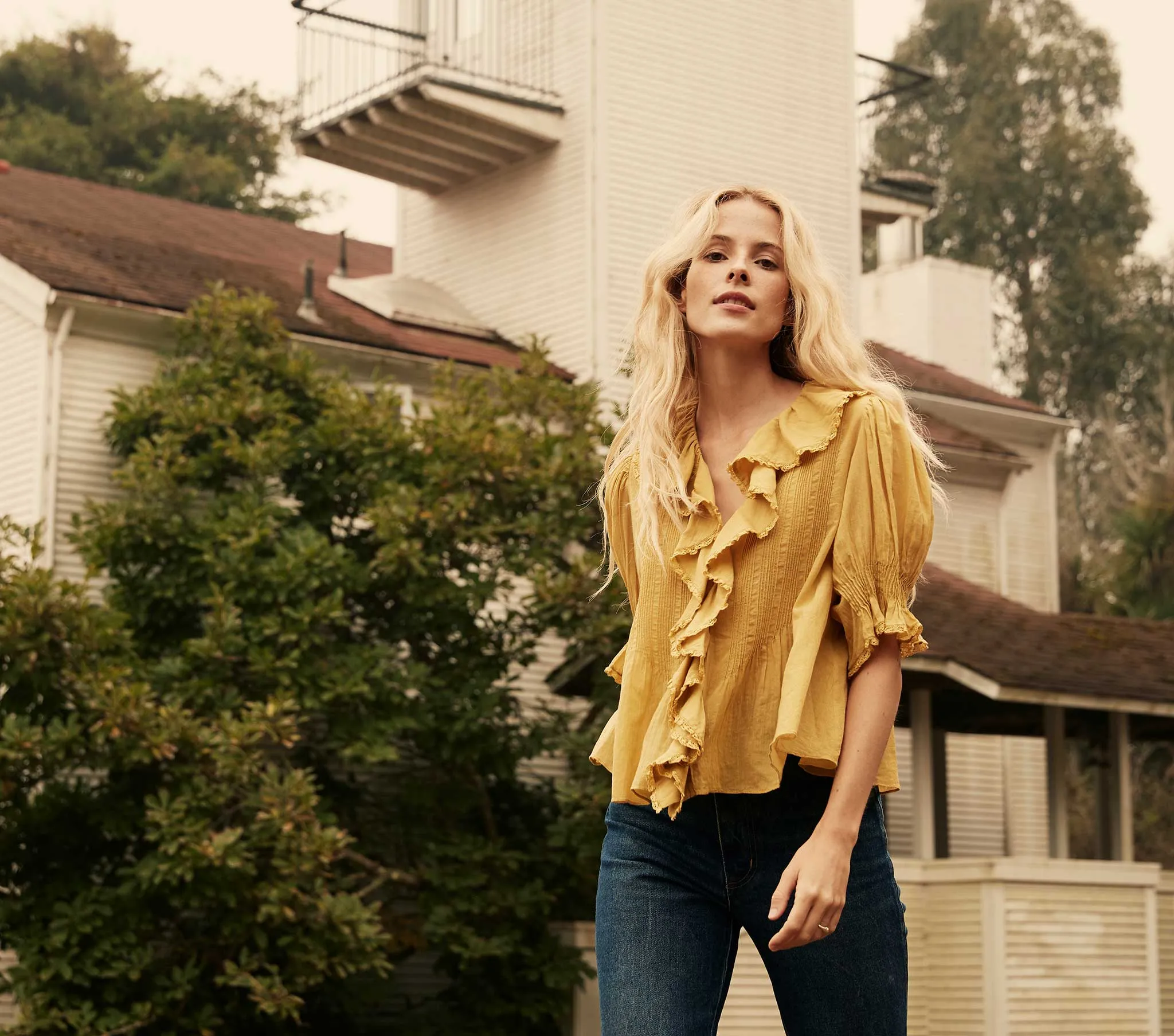 HMD -- HENRI TOP -- WHEAT sold by Doen product image thumbnail 4