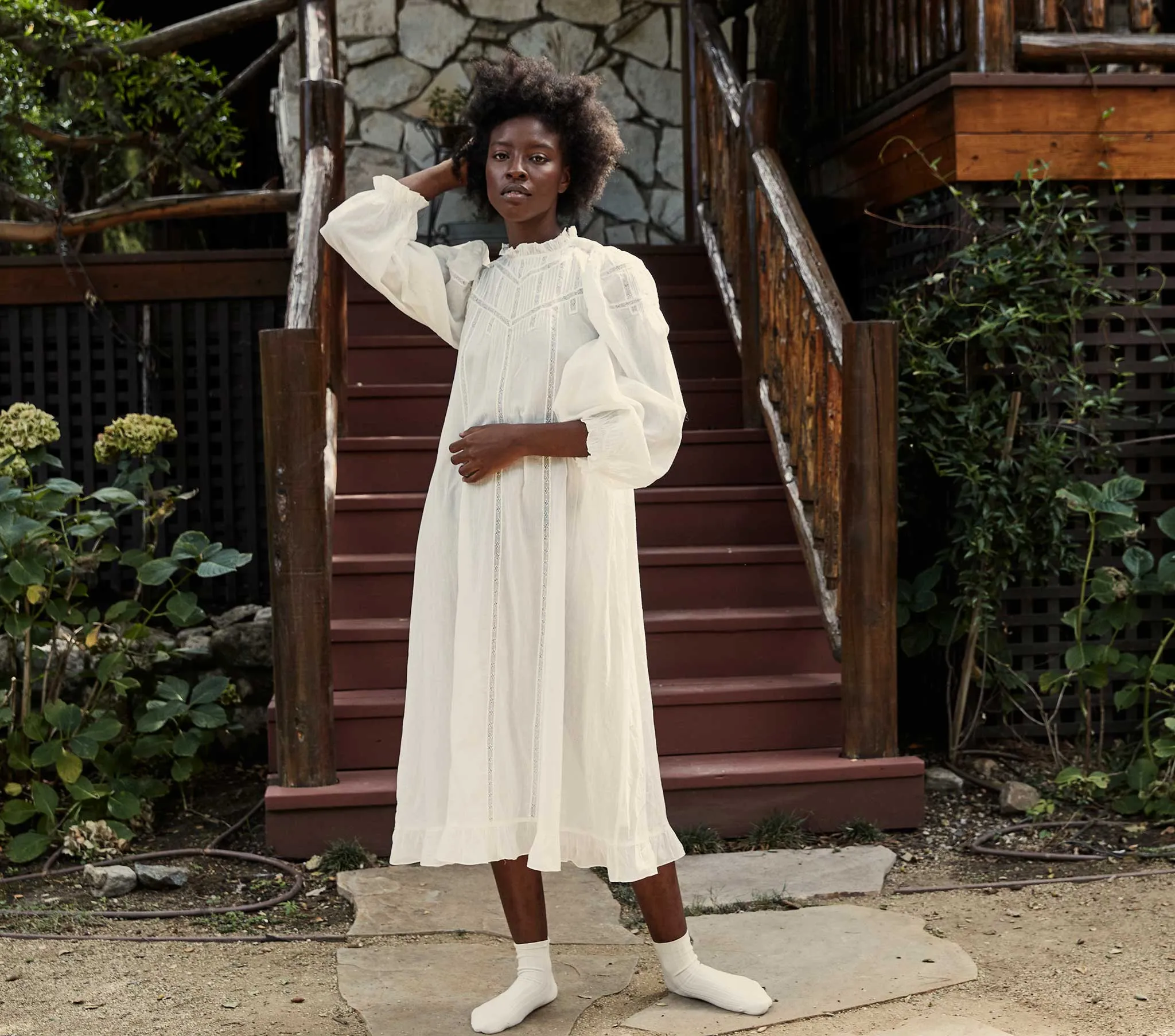 HMD -- FRAISE DRESS -- SALT sold by Doen product image thumbnail 2