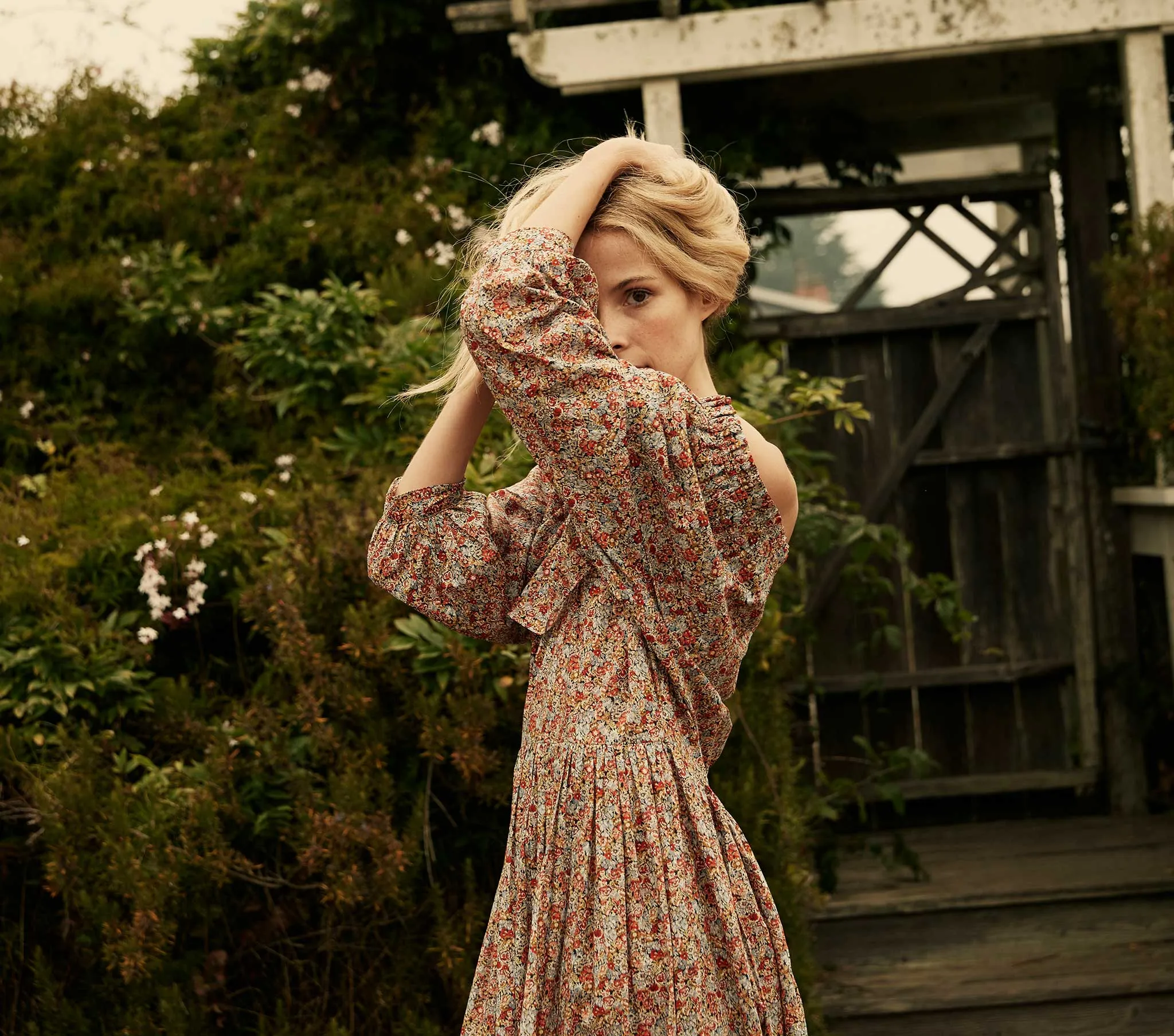 HMD -- DARCY DRESS -- RED CHIVE sold by Doen product image thumbnail 2