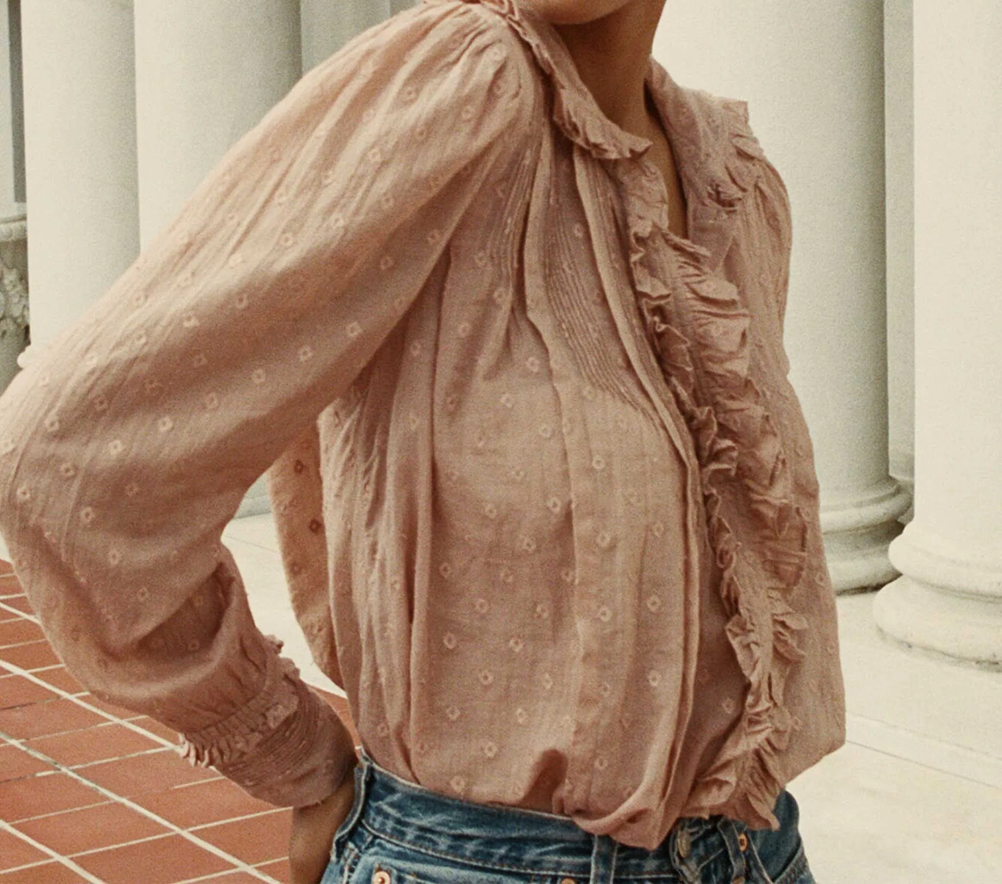 HMD -- DILLY TOP -- TOFFEE sold by Doen product image thumbnail 2