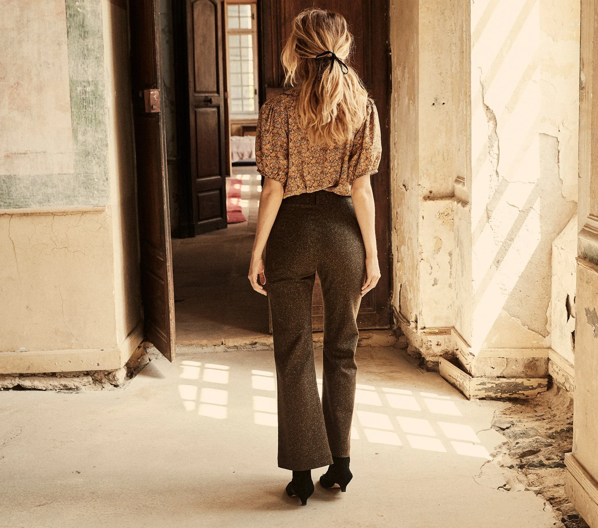 HMD -- MINNOW PANT -- DARK FERN sold by Doen product image thumbnail 4