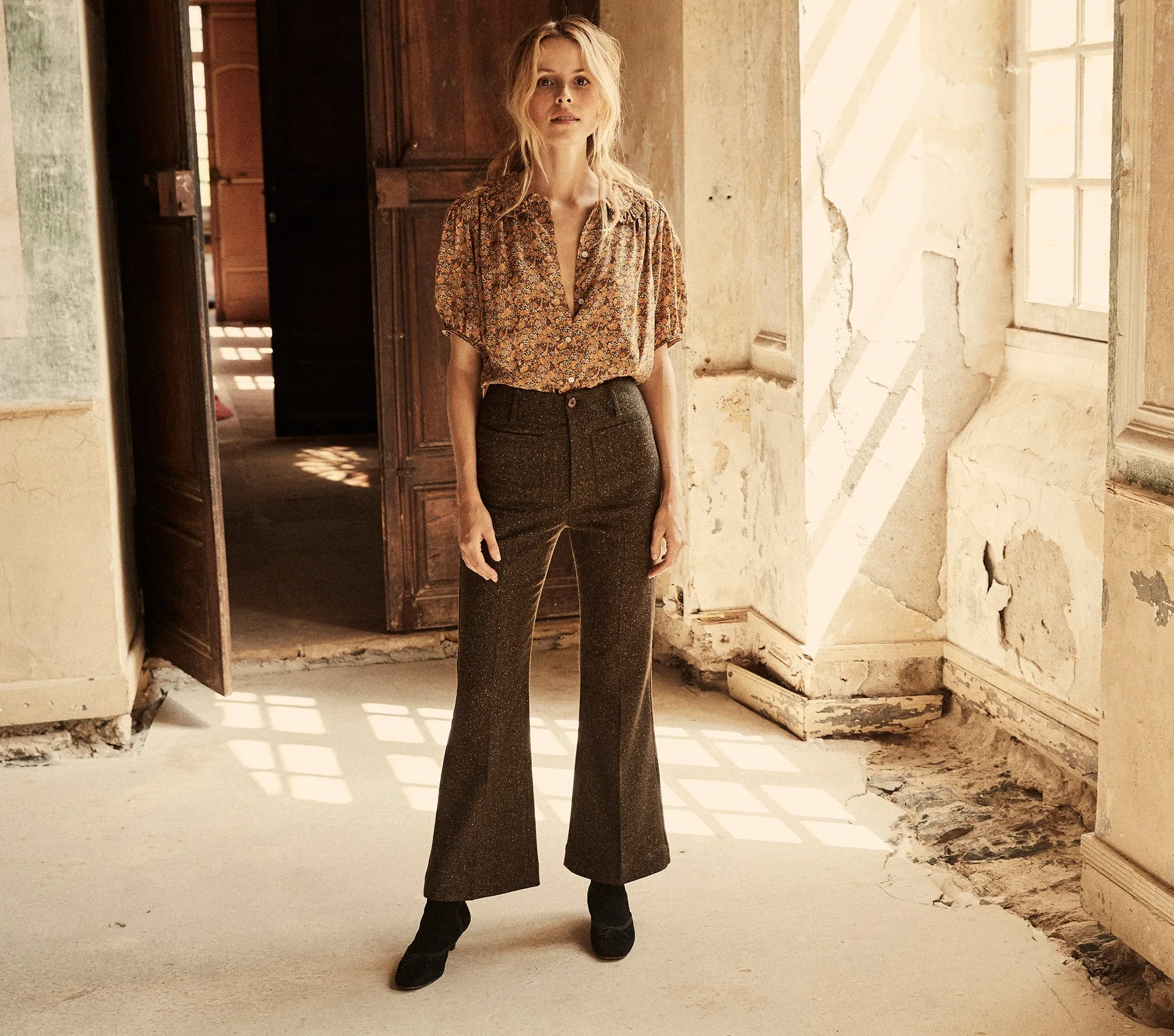 HMD -- MINNOW PANT -- DARK FERN sold by Doen