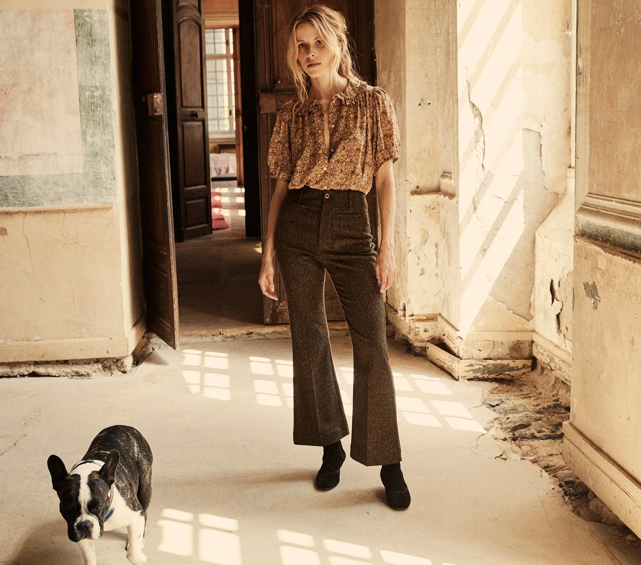 HMD -- MINNOW PANT -- DARK FERN sold by Doen product image thumbnail 2