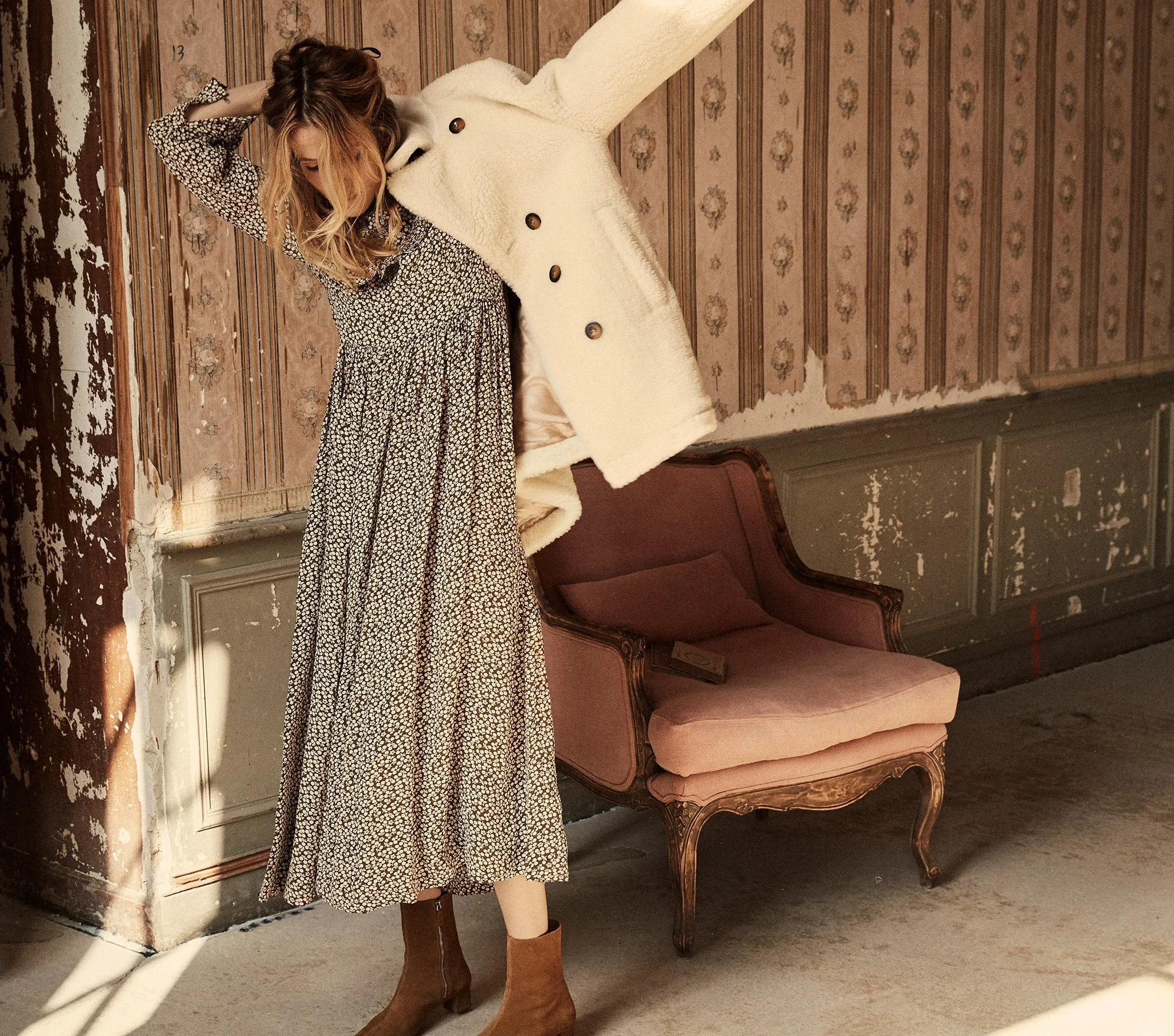 HMD -- VALLEY COAT -- CREAM sold by Doen product image thumbnail 4