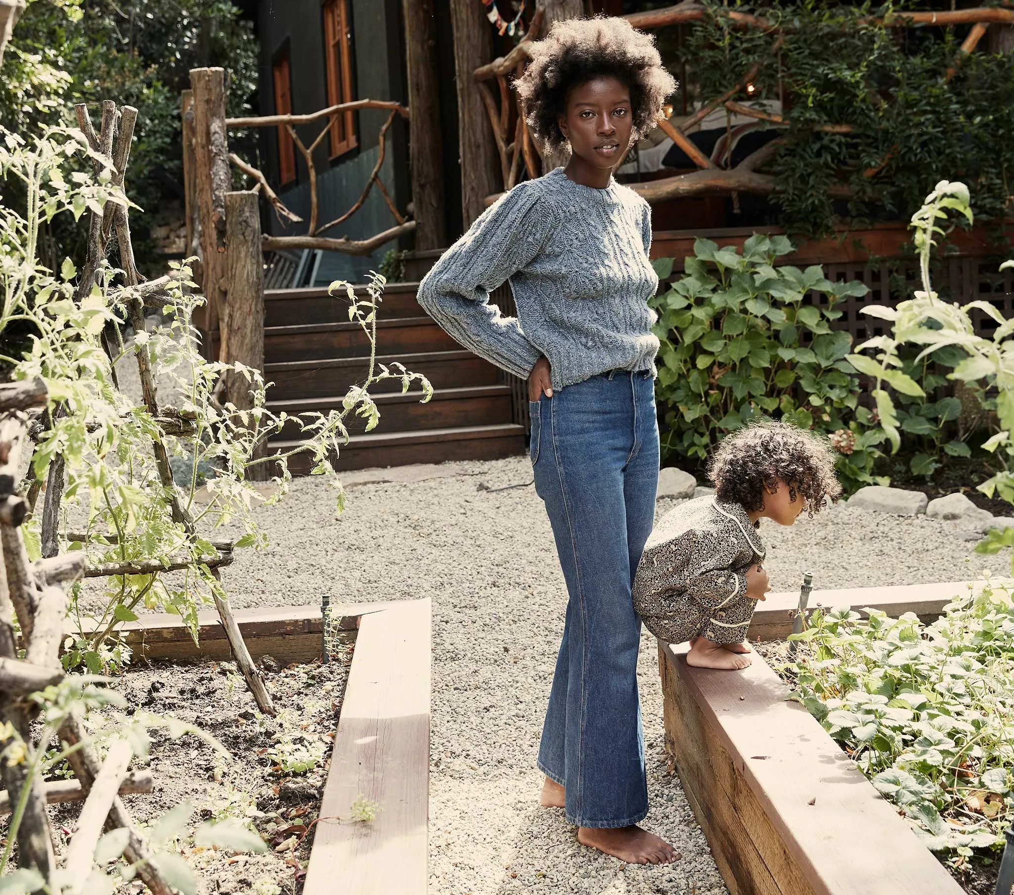 HMD -- MARLOW SWEATER -- LARKSPUR sold by Doen product image thumbnail 3