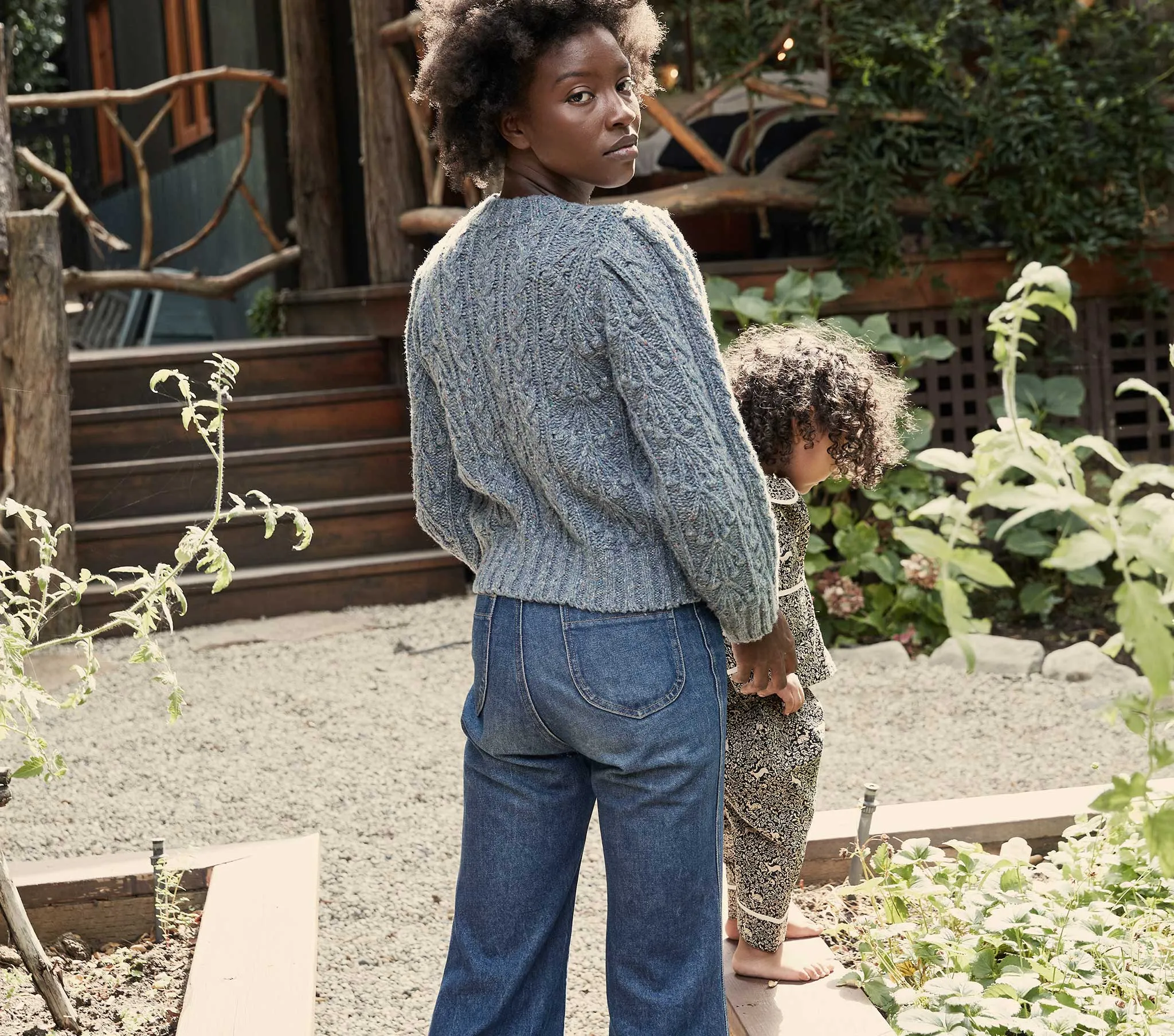 HMD -- MARLOW SWEATER -- LARKSPUR sold by Doen product image thumbnail 4