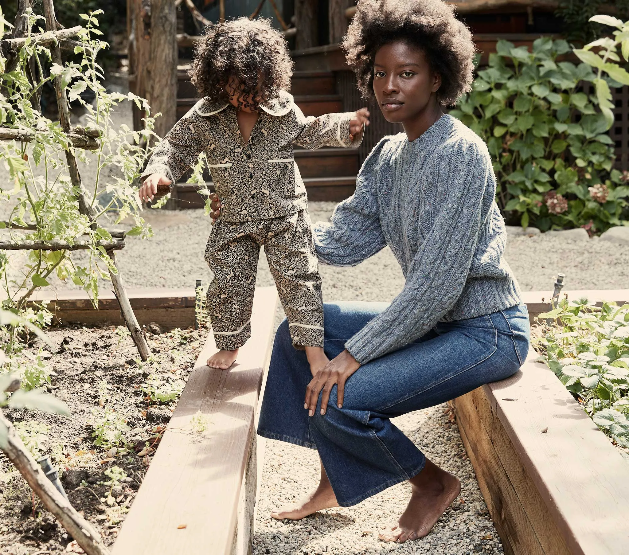 HMD -- MARLOW SWEATER -- LARKSPUR sold by Doen