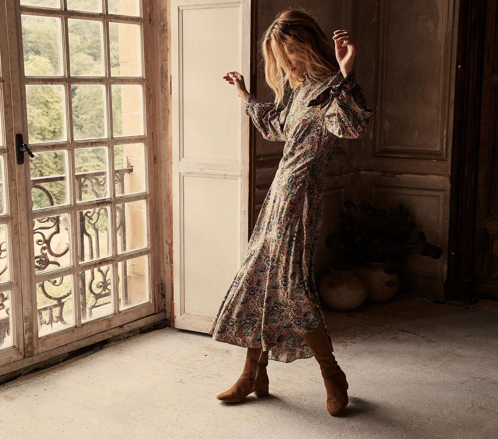 HMD -- ALDA DRESS -- MUSEO PAISLEY PRINT sold by Doen