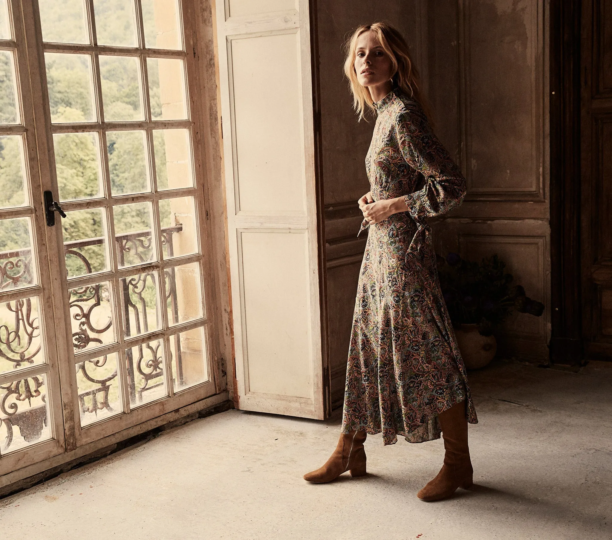 HMD -- ALDA DRESS -- MUSEO PAISLEY PRINT sold by Doen product image thumbnail 3