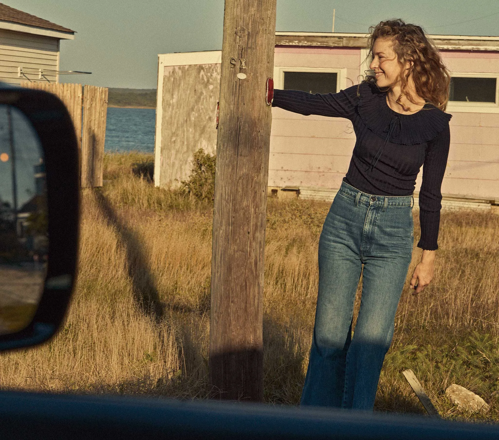 HMD -- BAIE SWEATER -- NAVY sold by Doen product image thumbnail 2